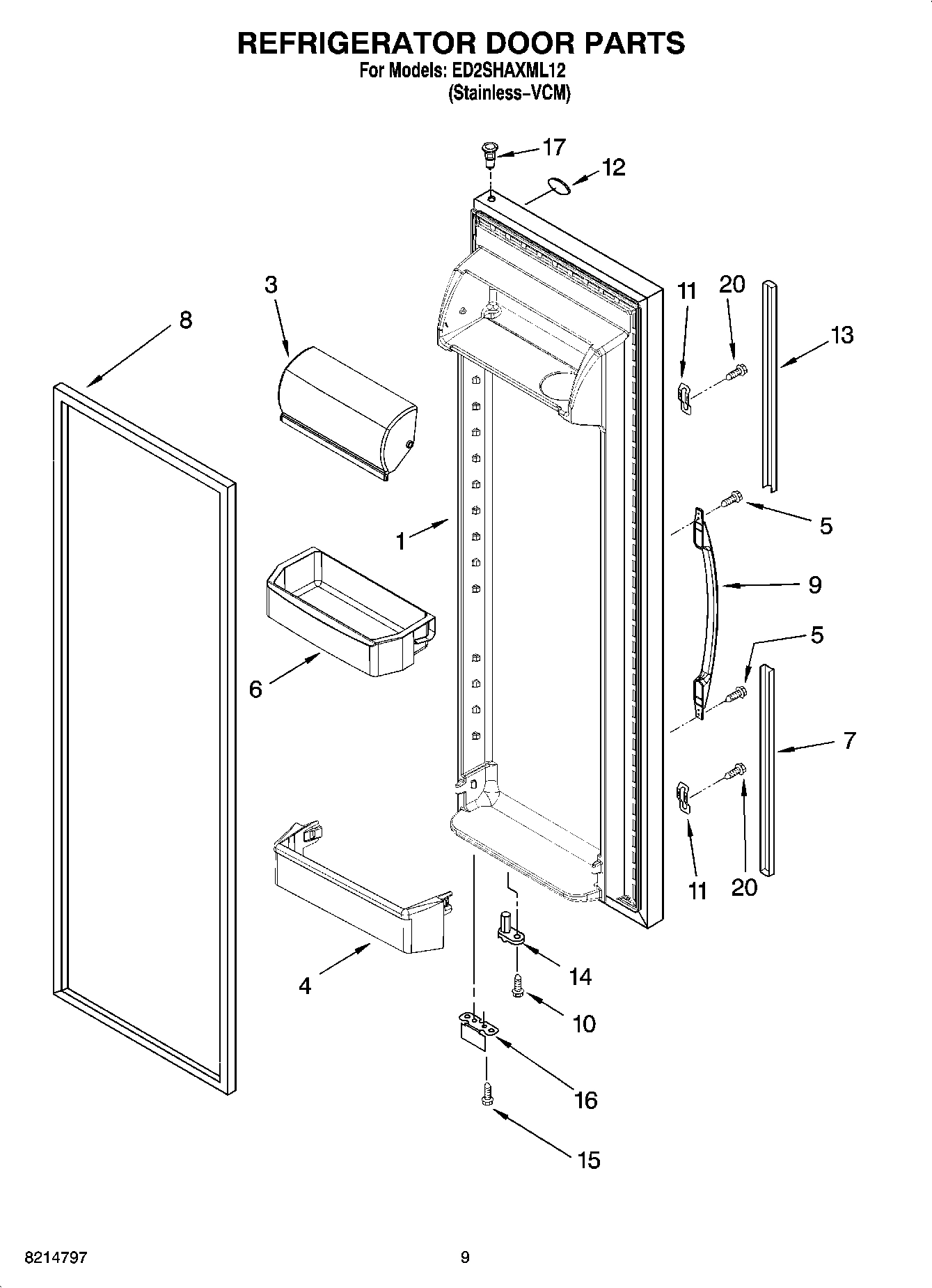 06 - REFRIGERATOR DOOR PARTS