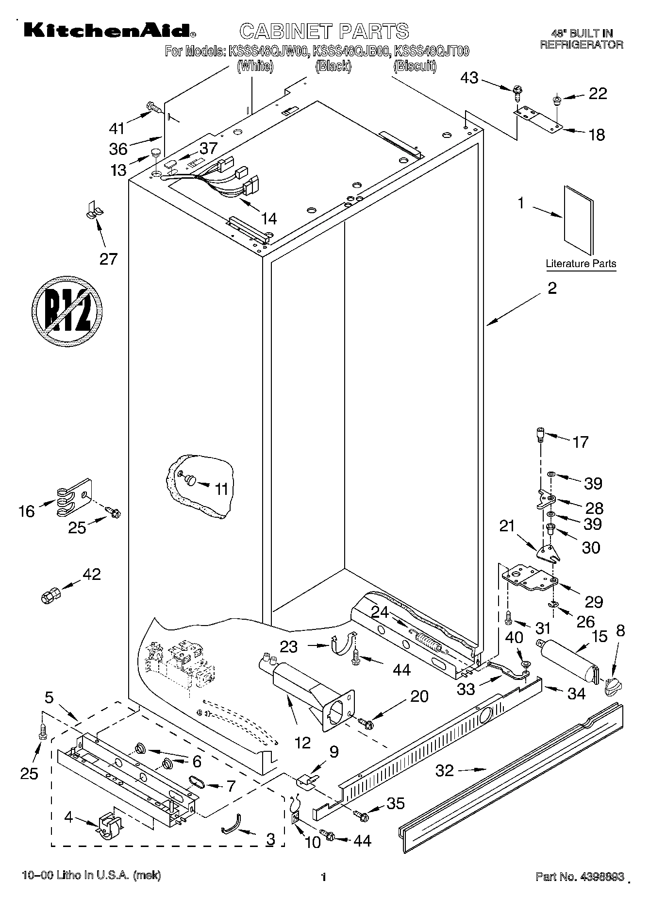 01 - CABINET, LITERATURE