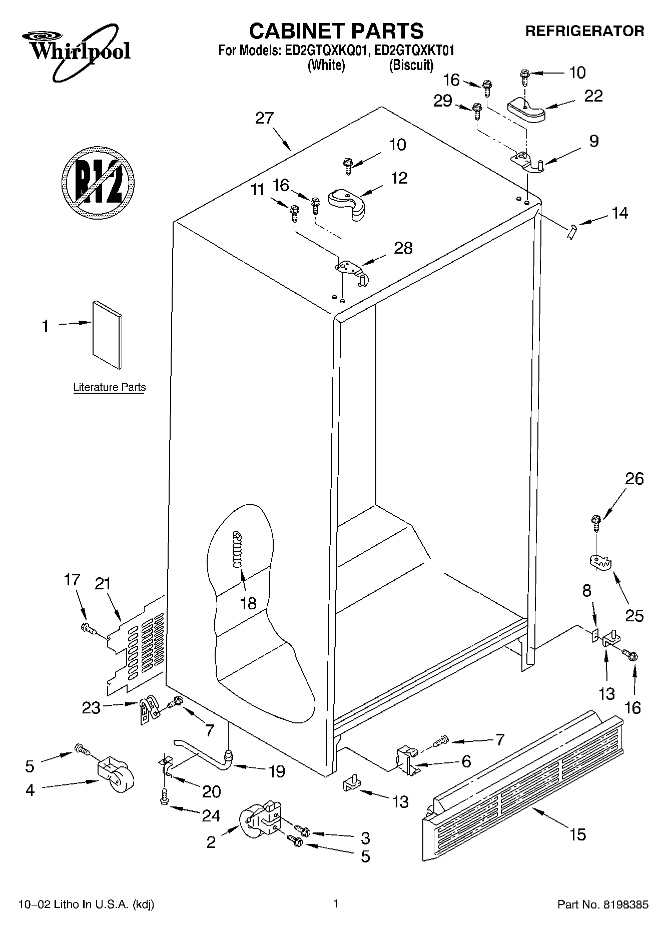 01 - CABINET, LITERATURE
