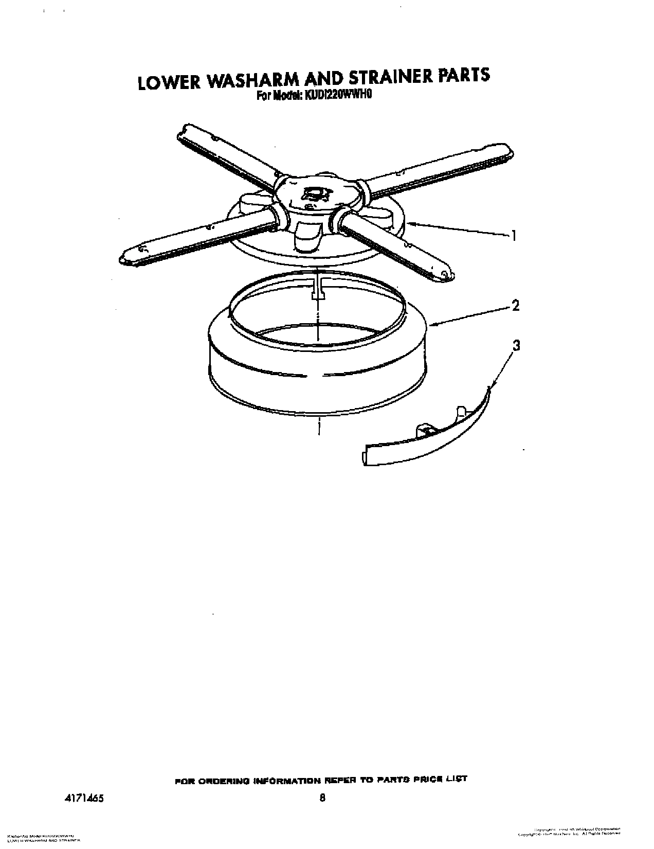 06 - LOWER WASHARM AND STRAINER