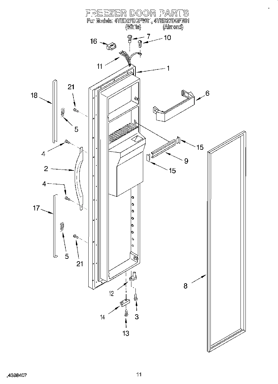 07 - FREEZER DOOR