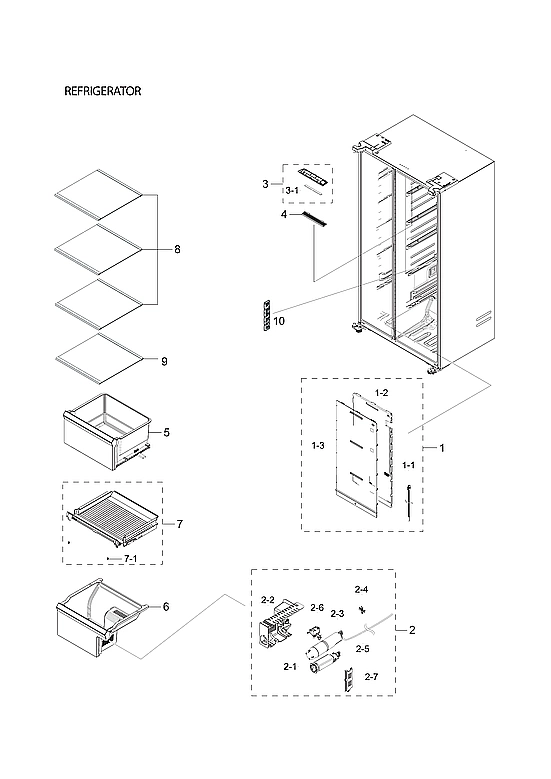 REFRIGERATOR PARTS