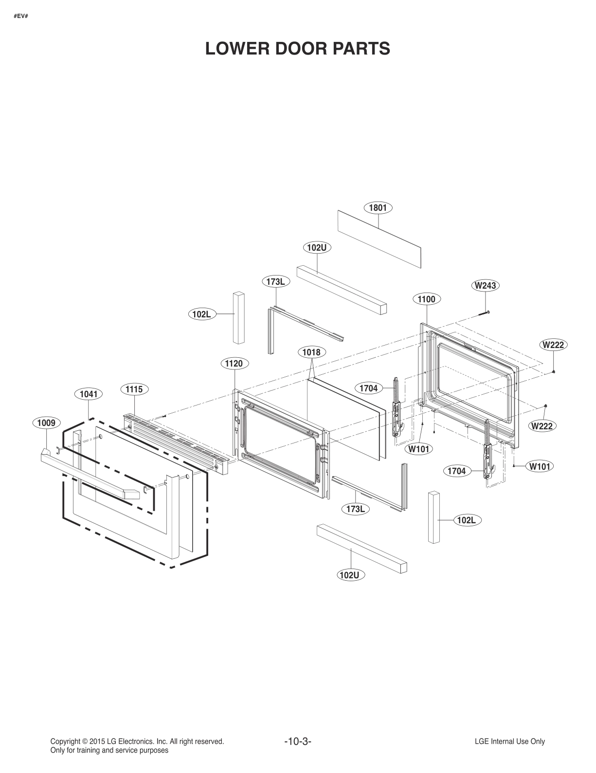 LOWER DOOR PARTS