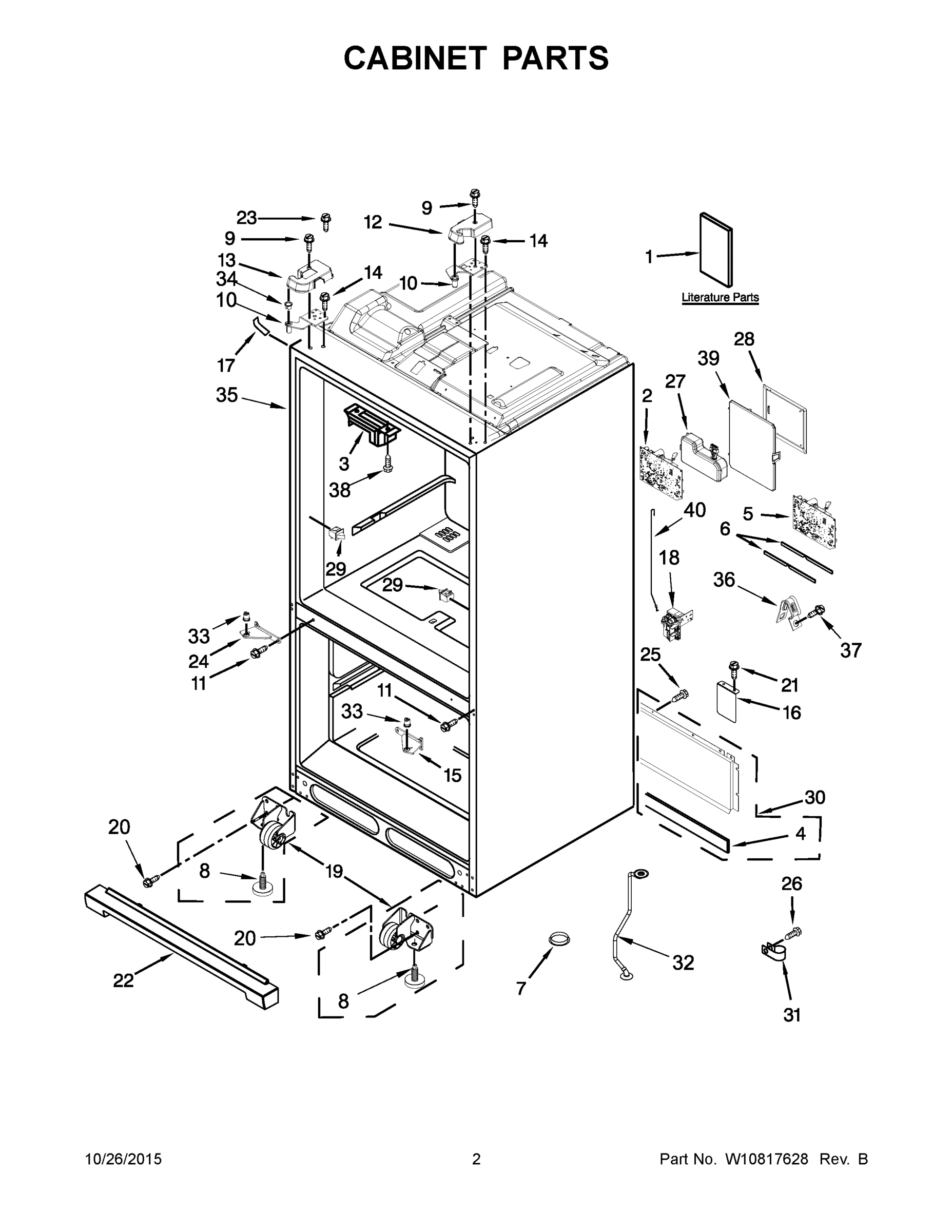 02 - CABINET PARTS