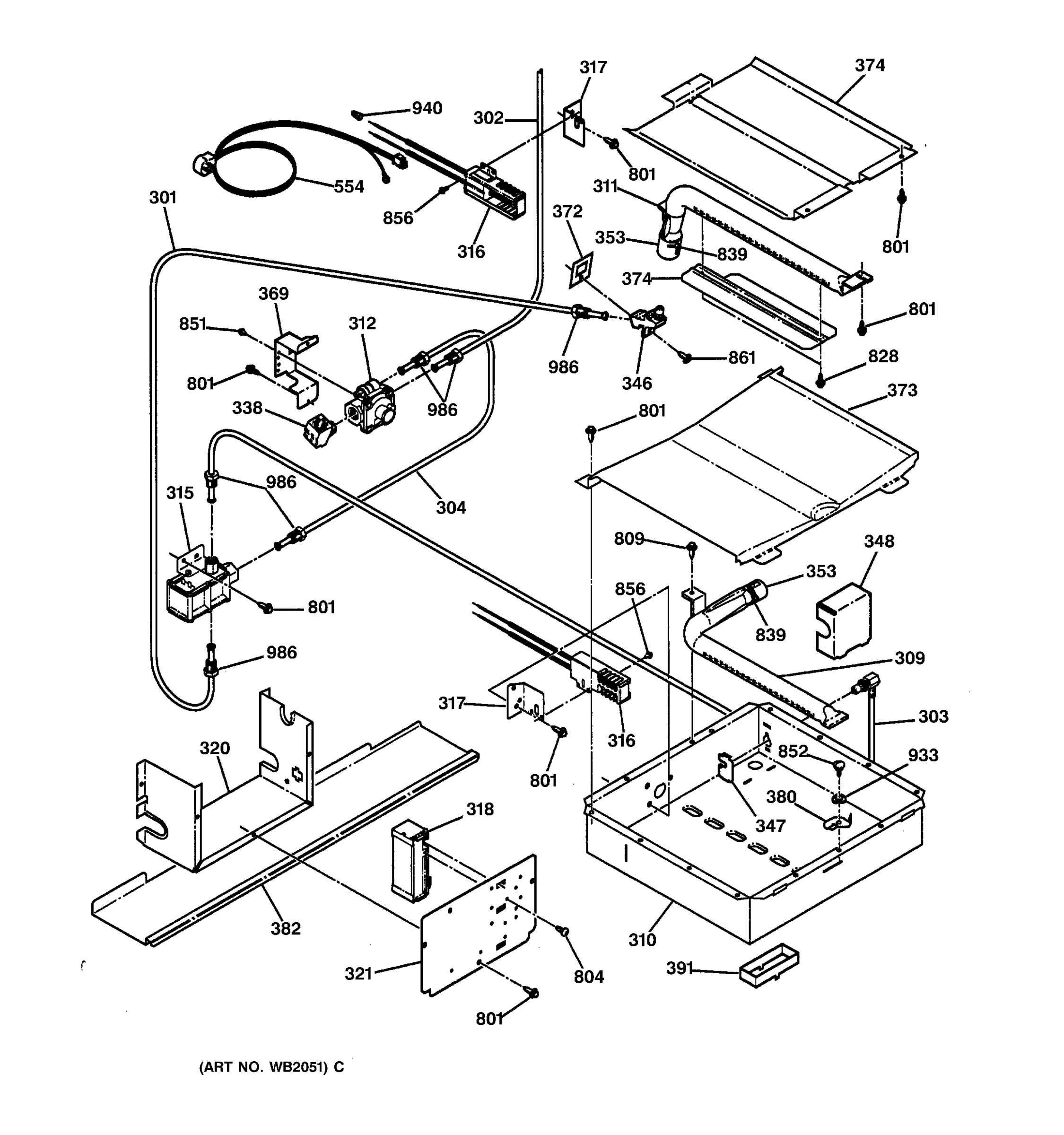 OVEN BURNER PARTS