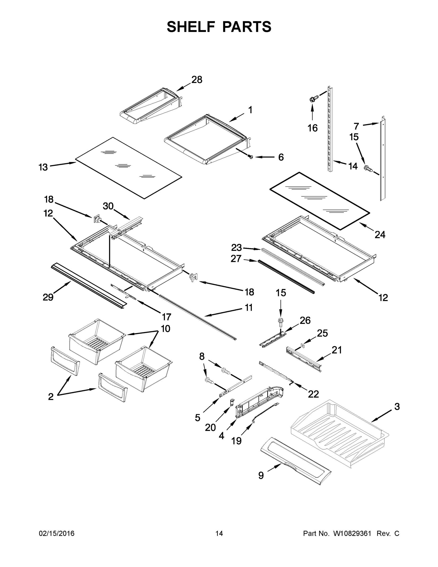 08 - SHELF PARTS