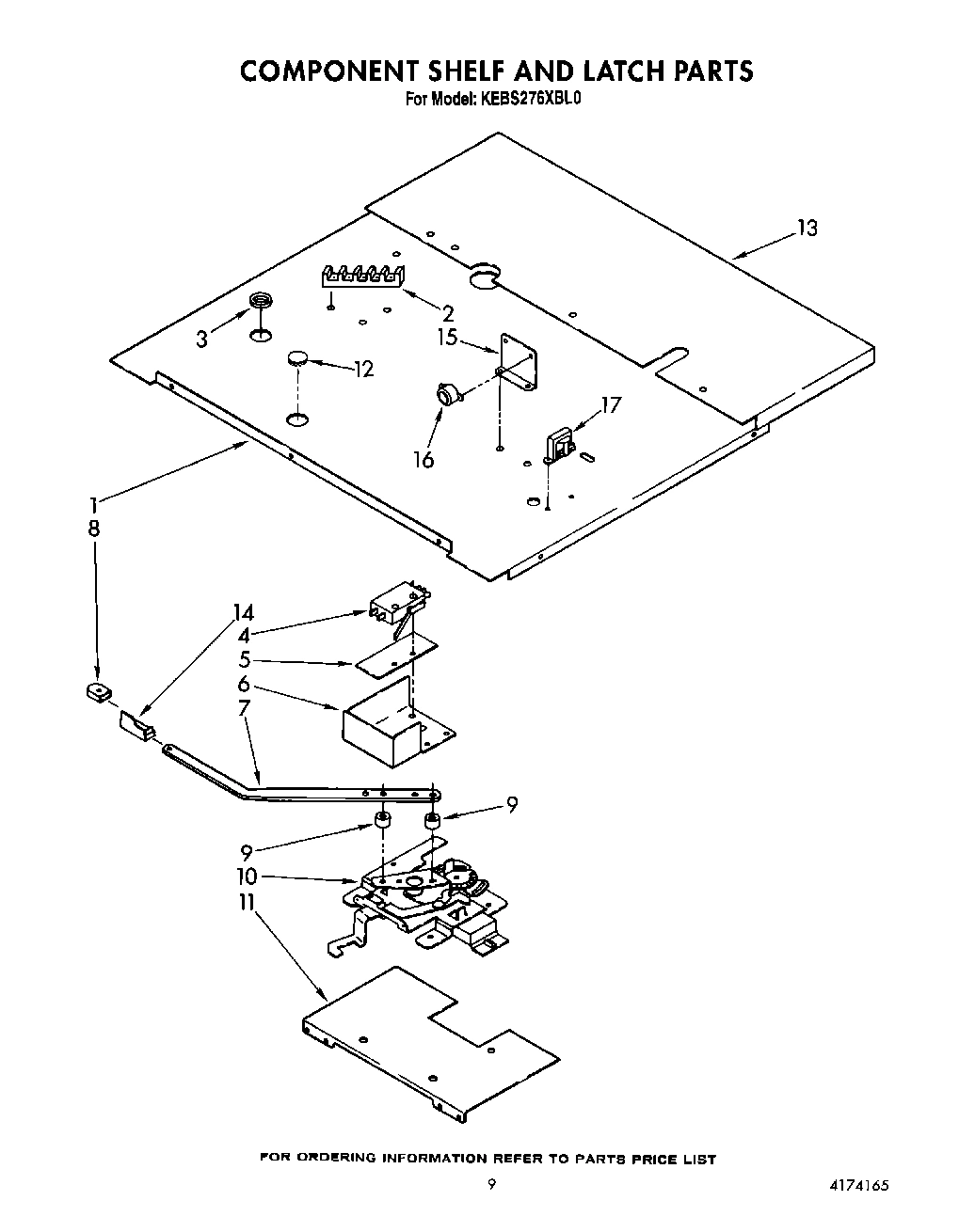 06 - COMPONENT SHELF AND LATCH