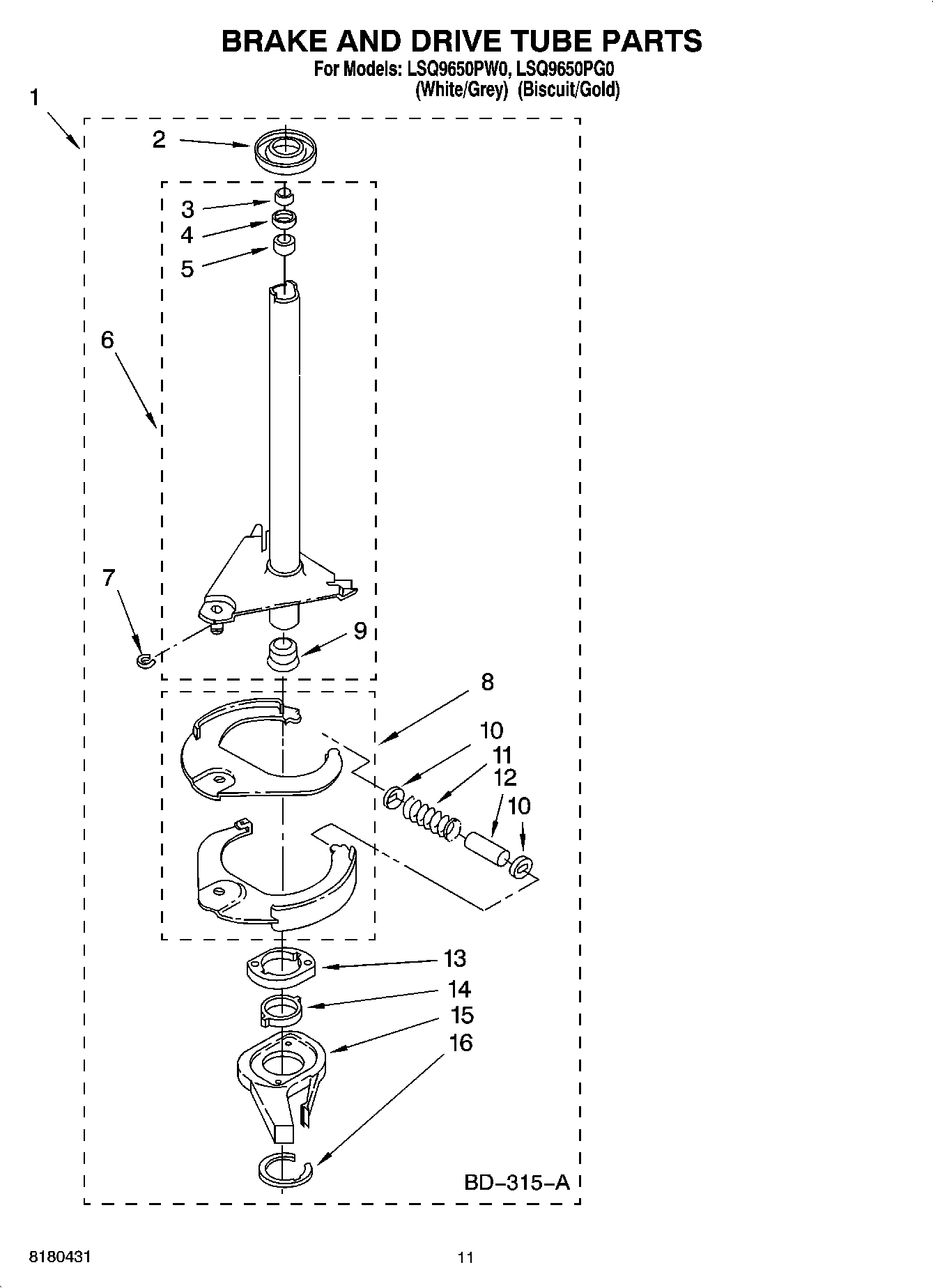 07 - BRAKE AND DRIVE TUBE PARTS