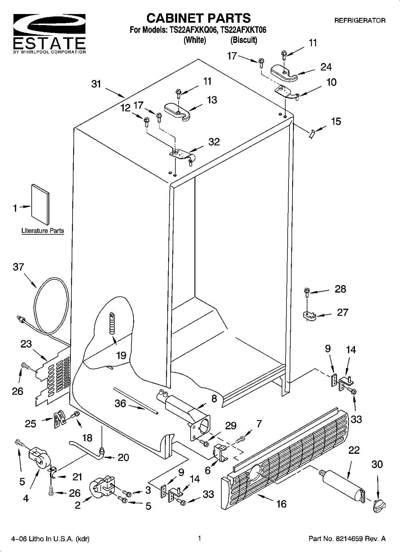 01 - CABINET PARTS
