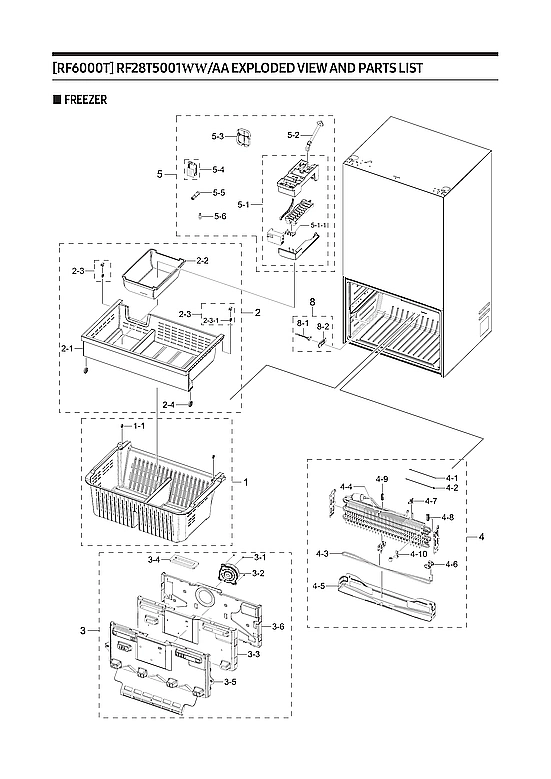 FREEZER PARTS