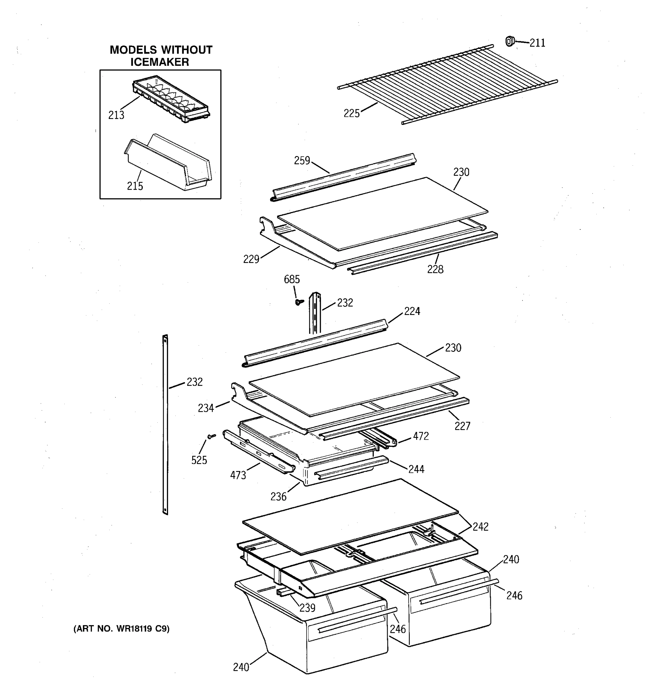 SHELF PARTS