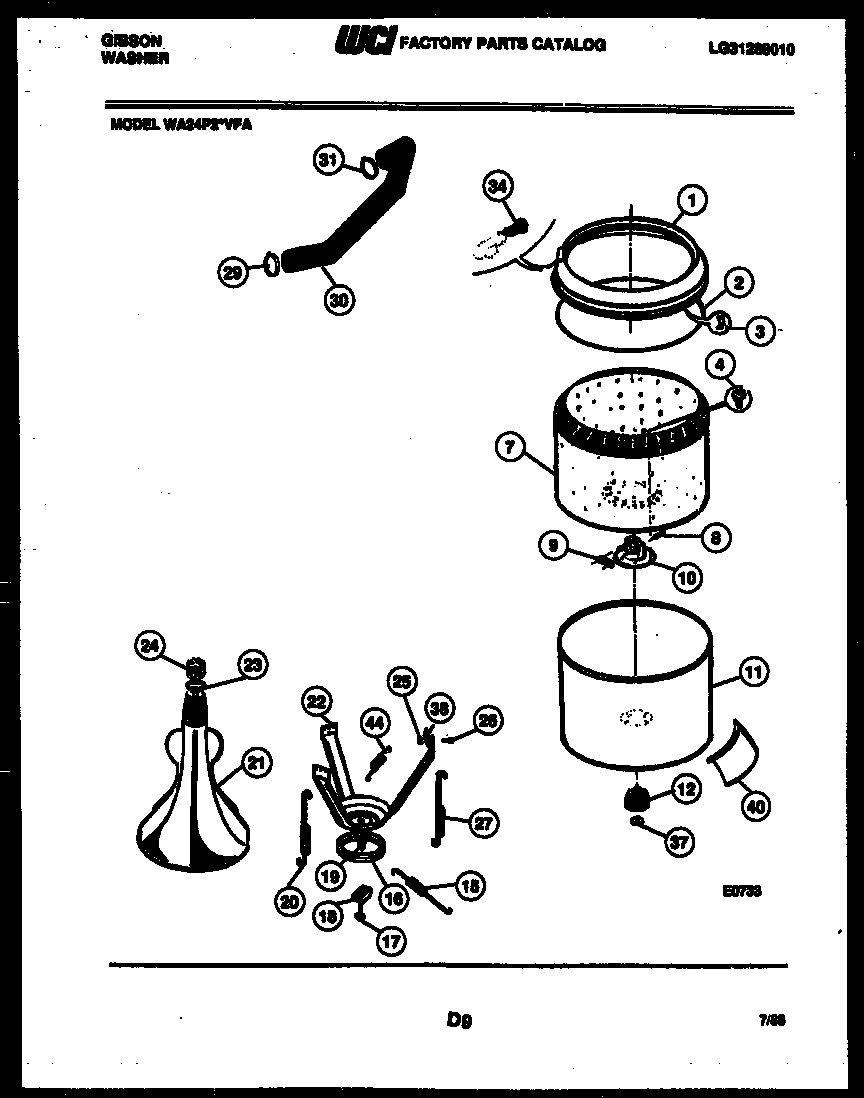 05 - TUB AND WATER INLET