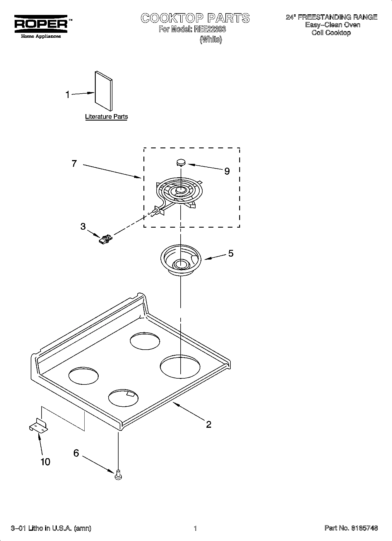 01 - COOKTOP PARTS
