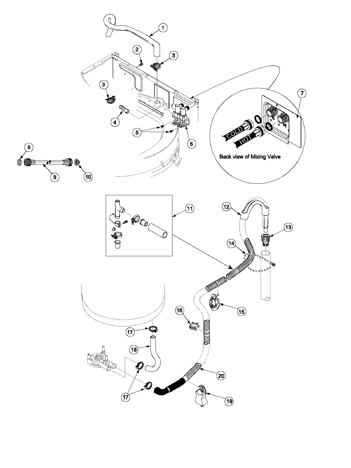 06 - MIXING VALVE AND HOSES