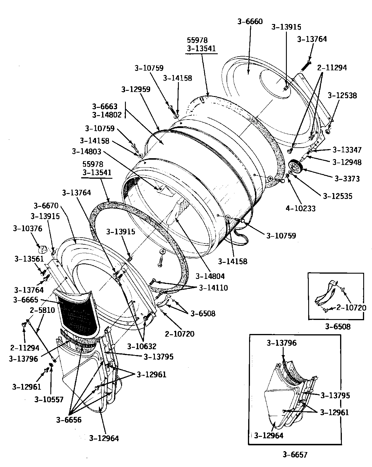 05 - LINT SCREEN, TUMBLER (FRONT & BACK)