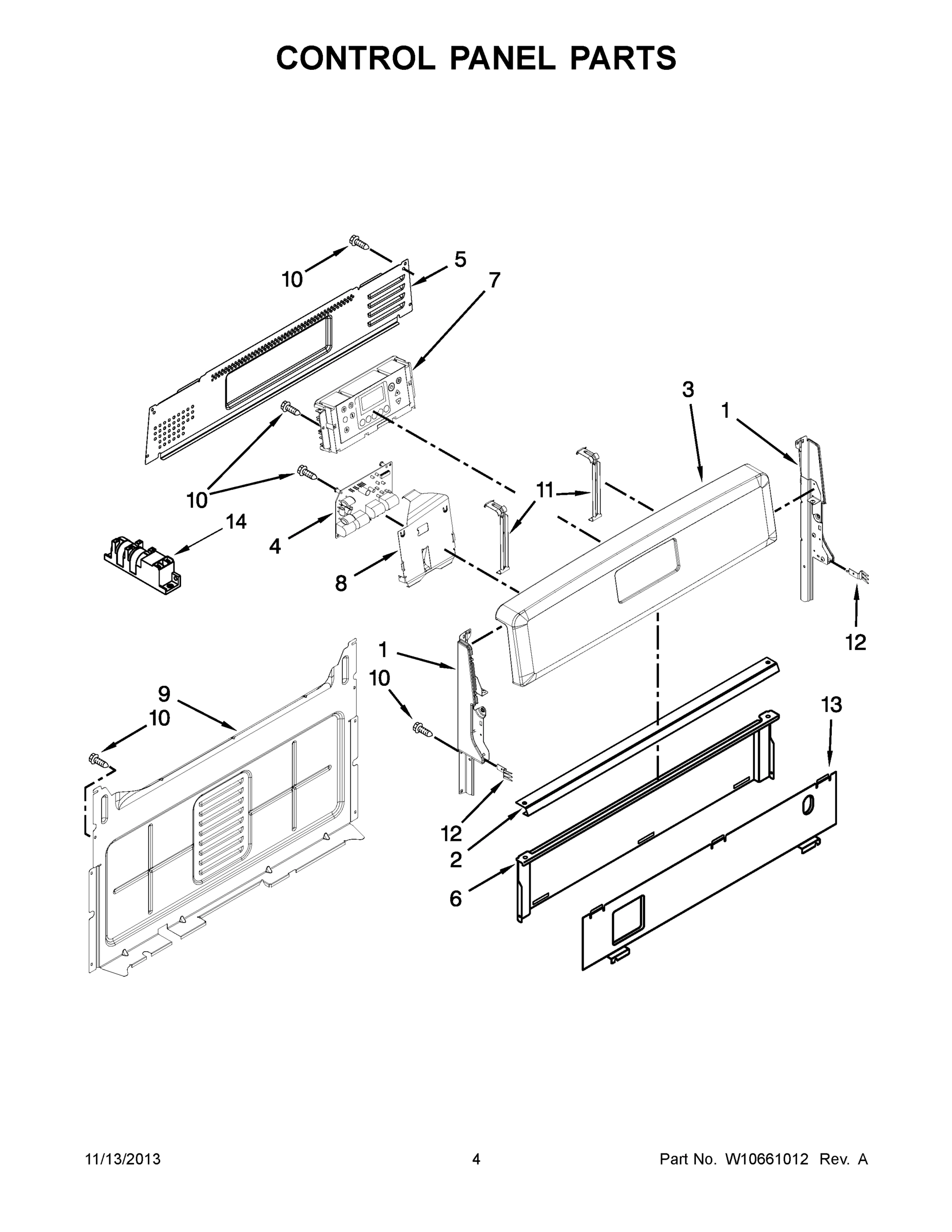 03 - CONTROL PANEL PARTS