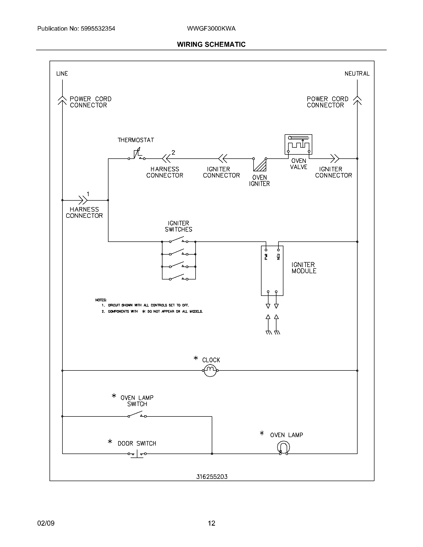 12 - WIRING SCHEMATIC