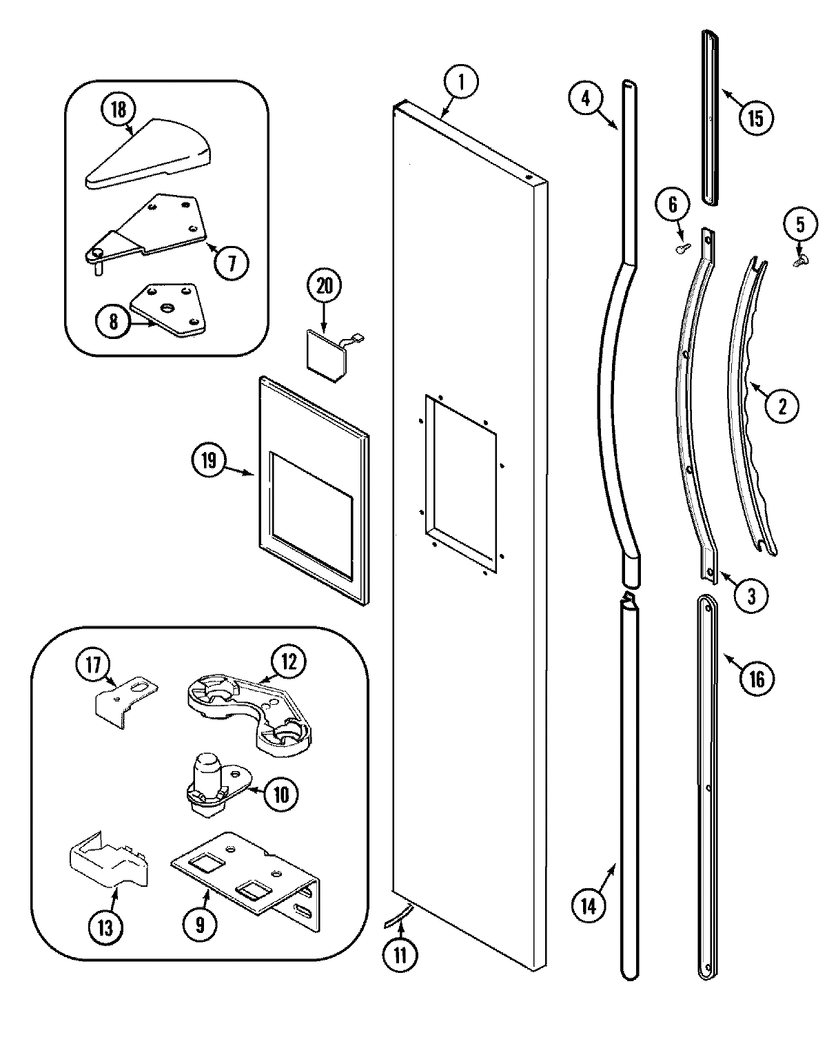 06 - FREEZER OUTER DOOR