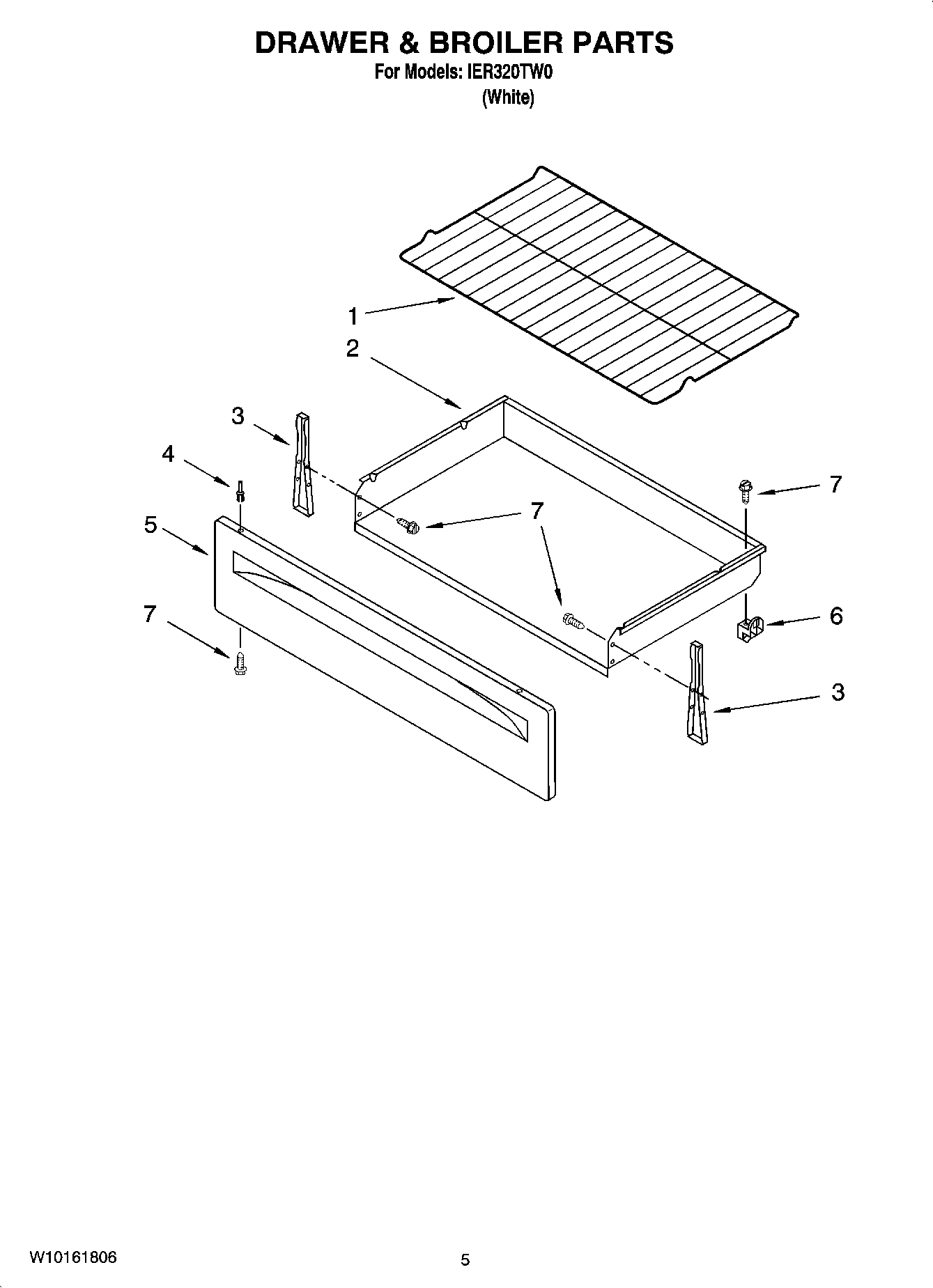 04 - DRAWER & BROILER PARTS