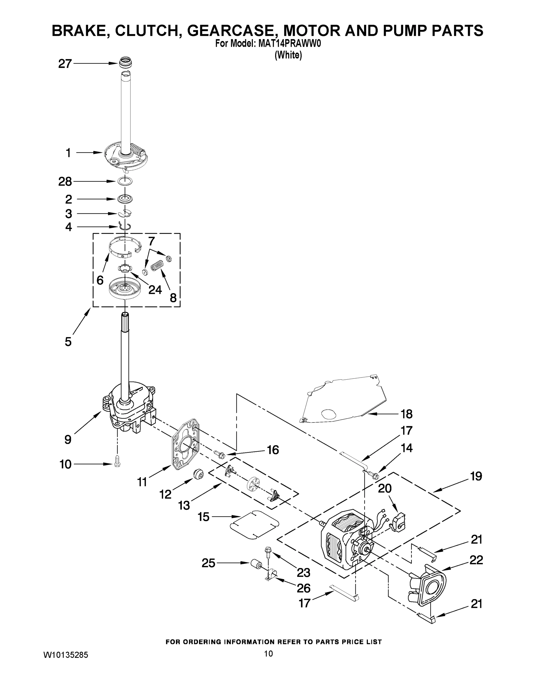 05 - BRAKE, CLUTCH, GEARCASE, MOTOR AND PUMP PARTS