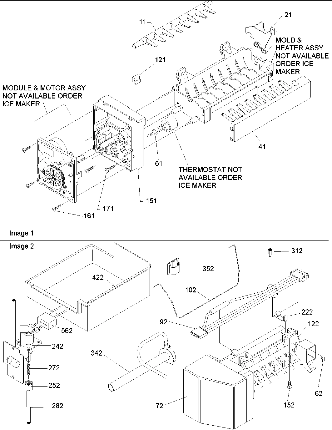 06 - Ice Maker Assembly & Parts