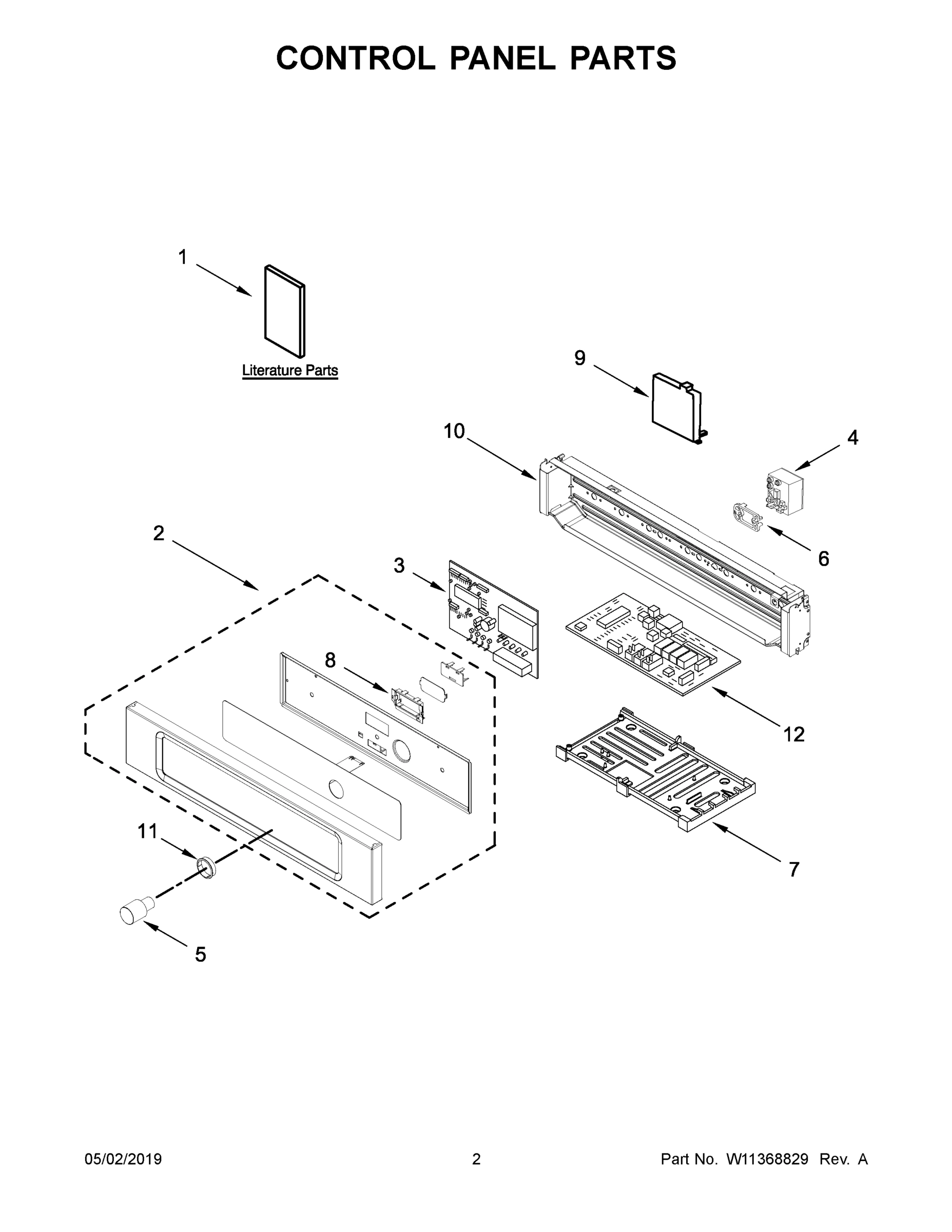 02 - CONTROL PANEL PARTS