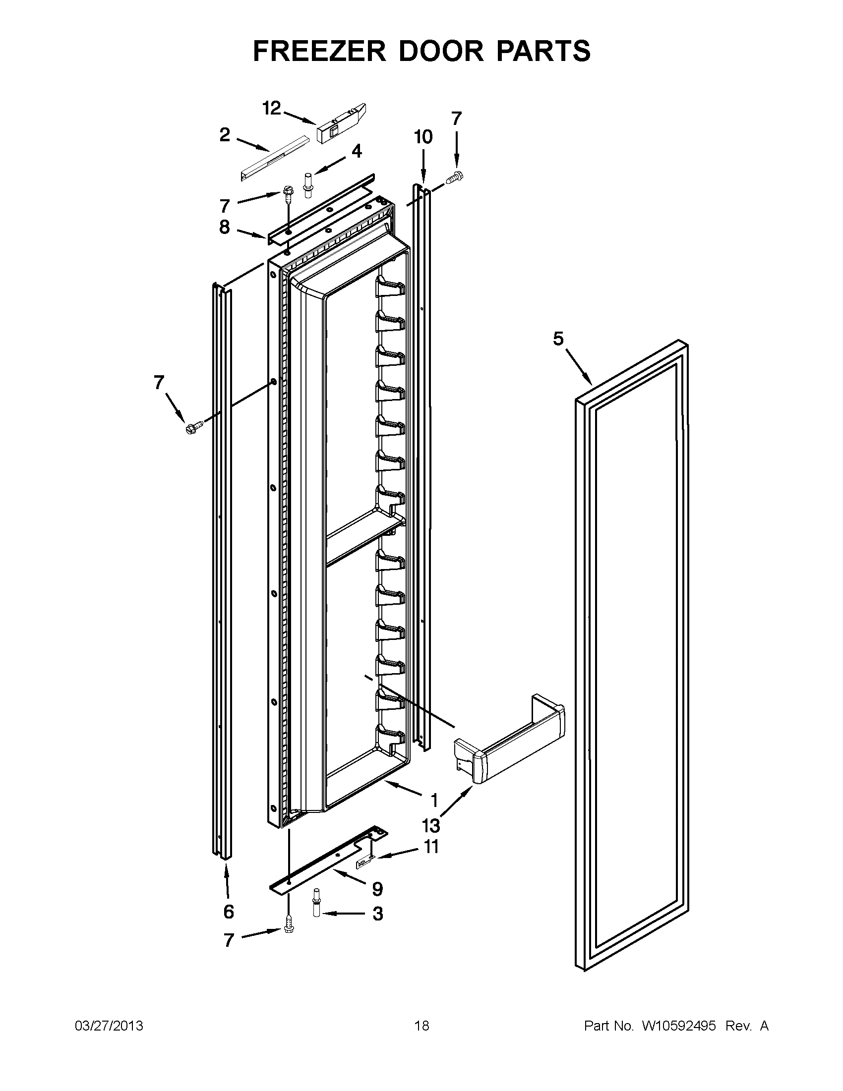 09 - FREEZER DOOR PARTS