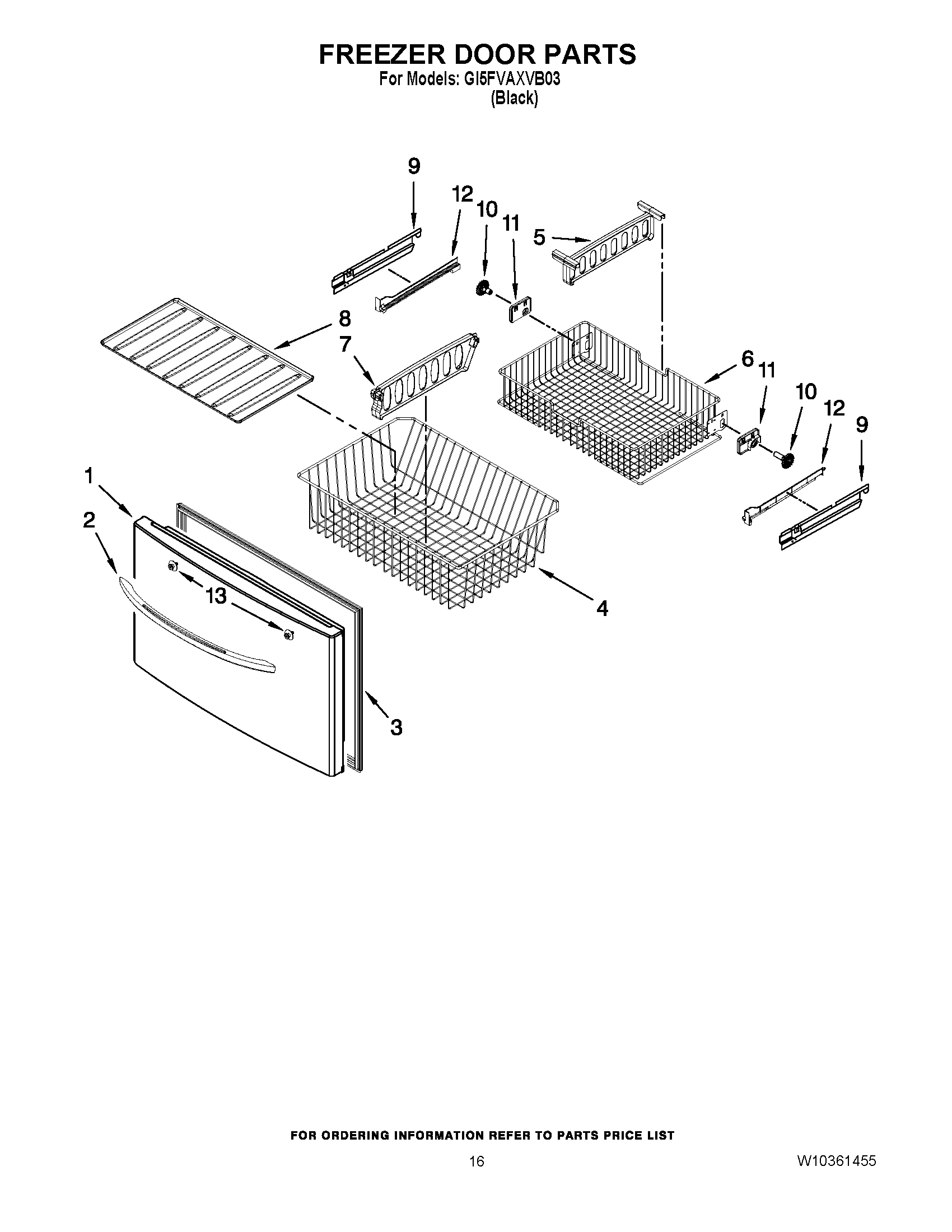 09 - FREEZER DOOR PARTS