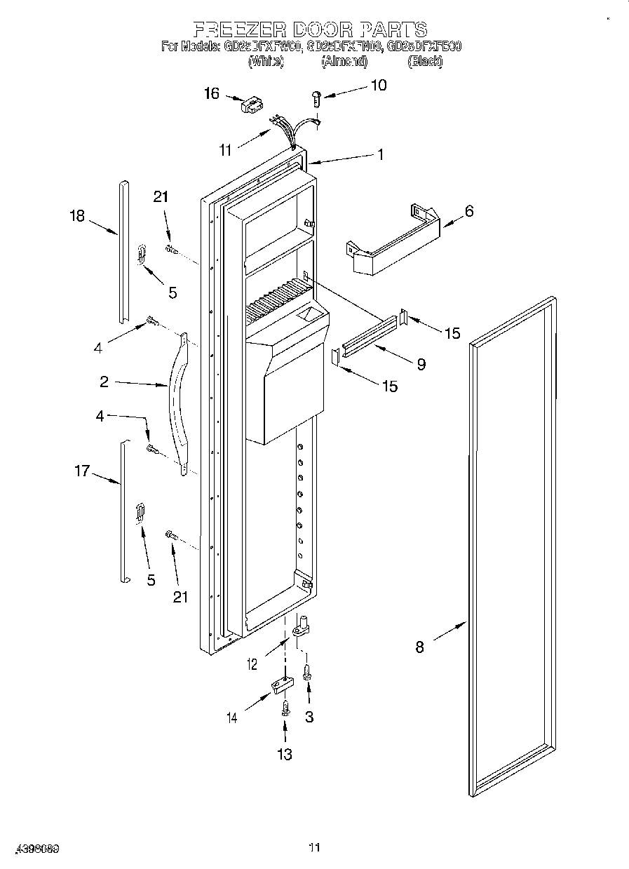 07 - FREEZER DOOR