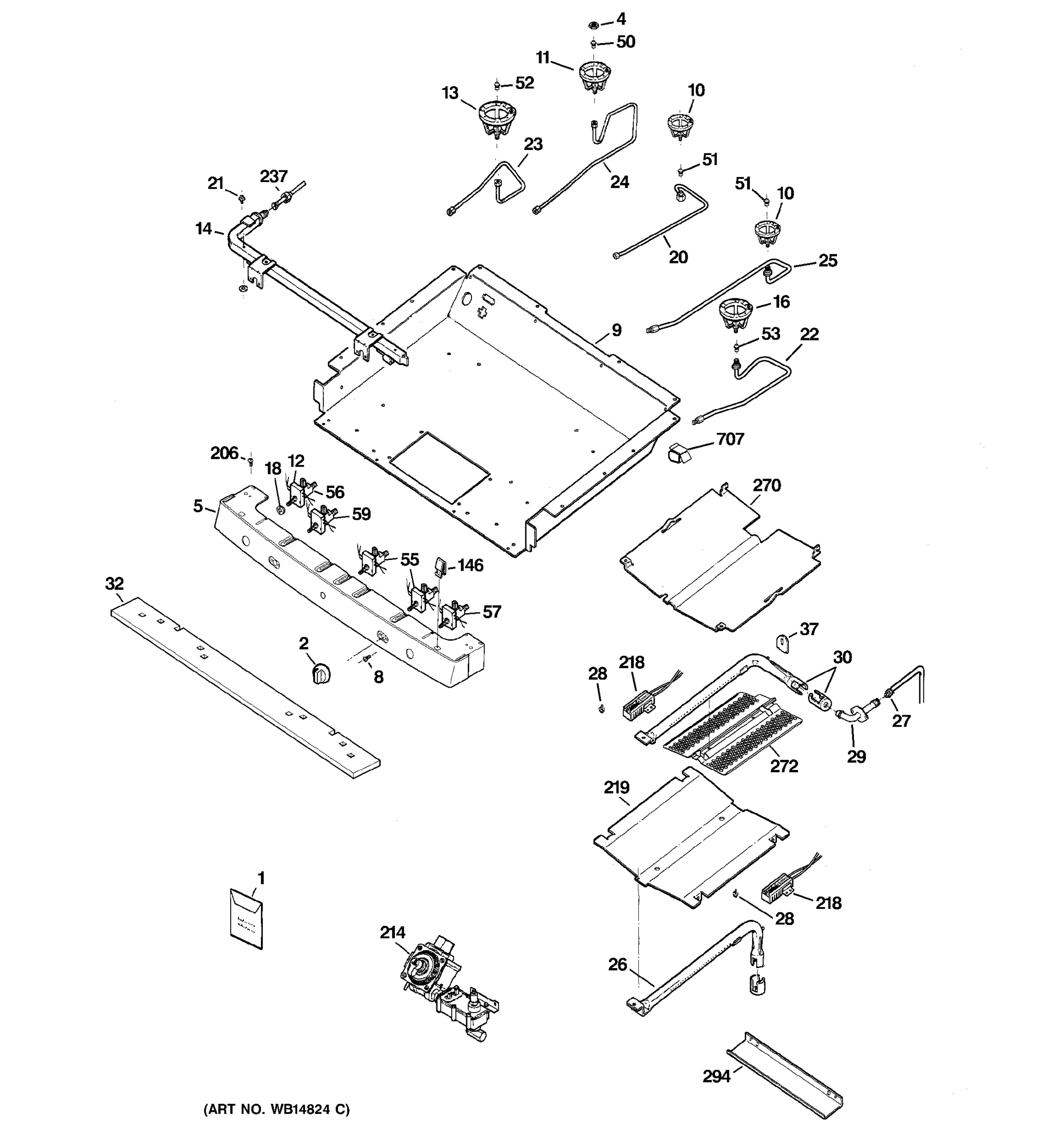 GAS & BURNER PARTS