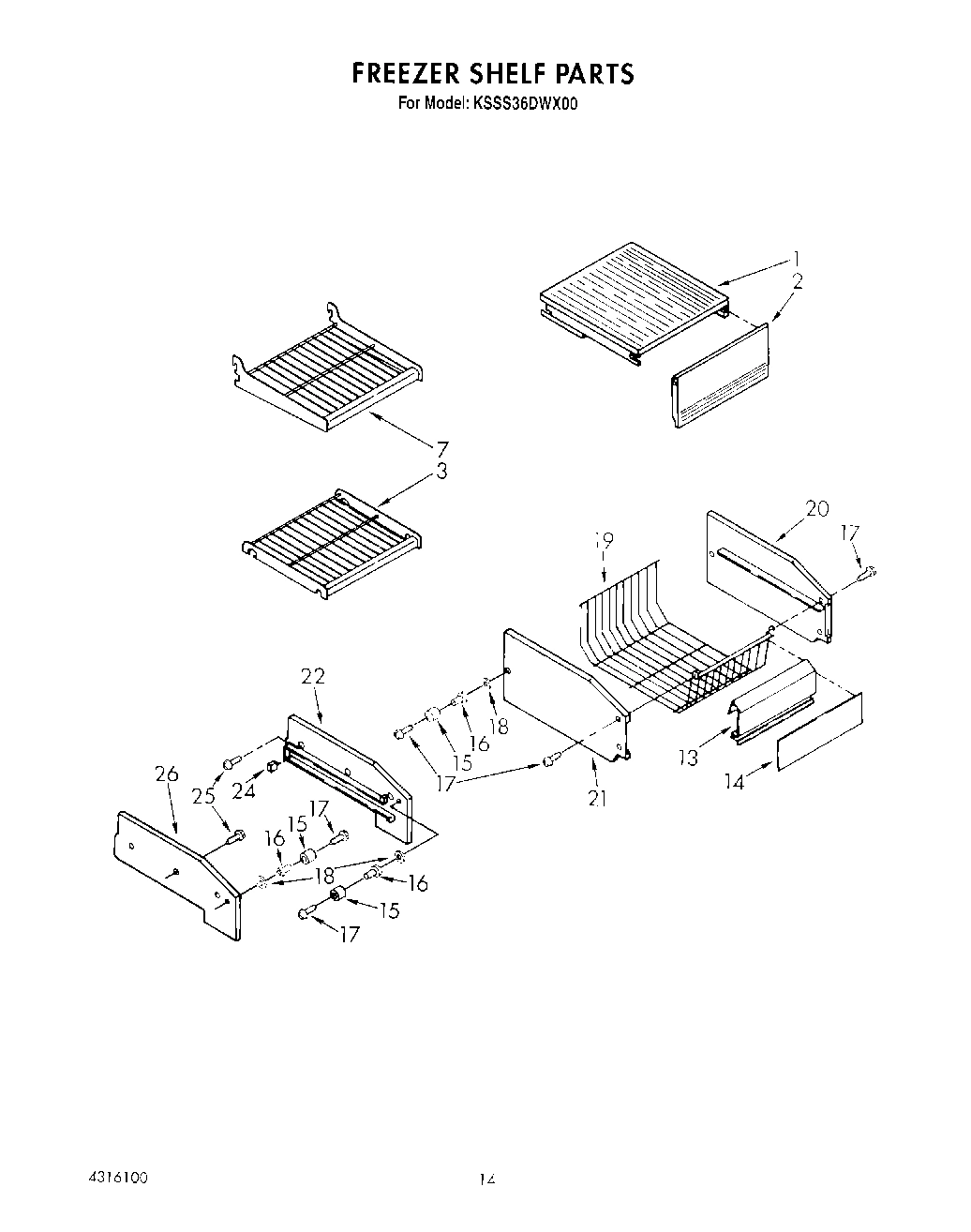 09 - FREEZER SHELF