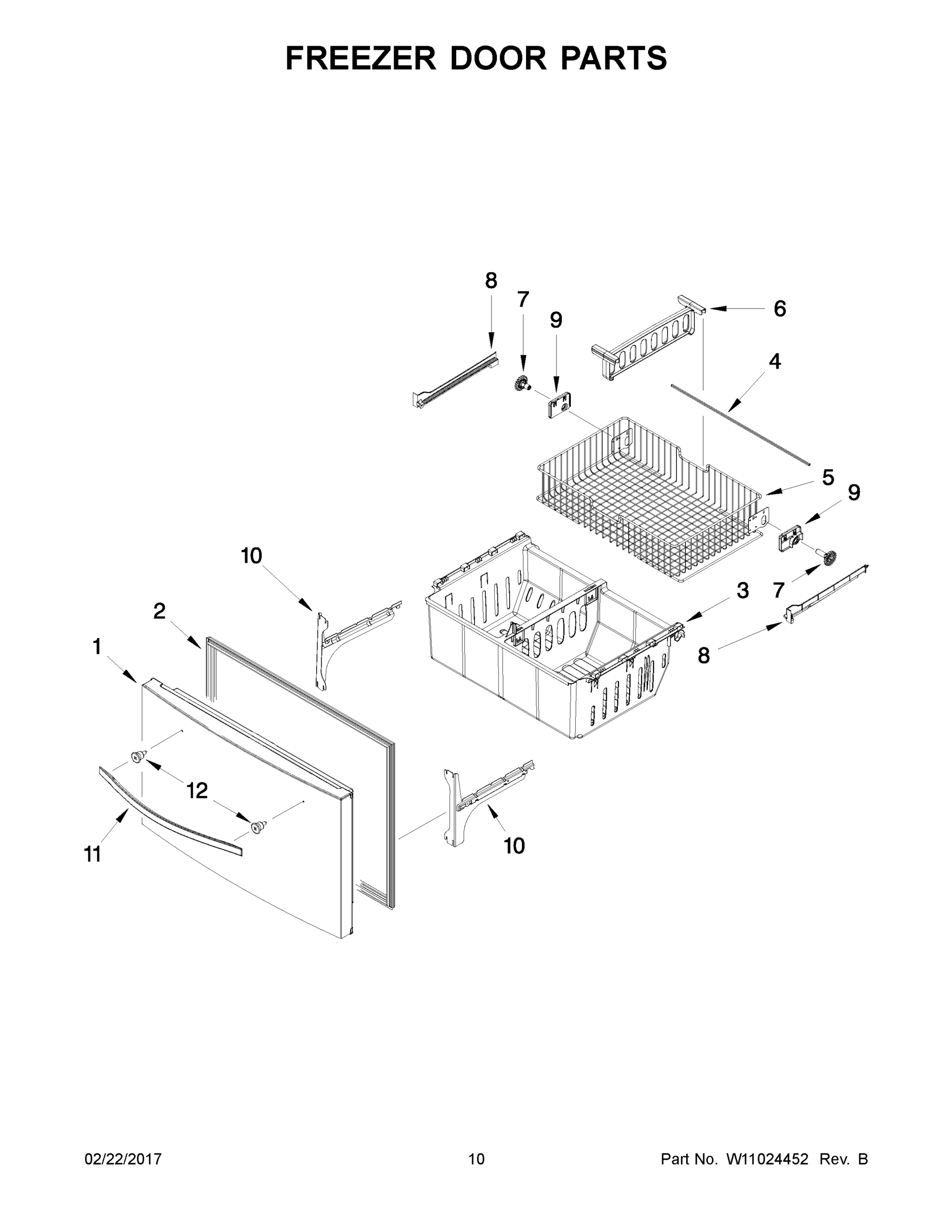 06 - FREEZER DOOR PARTS