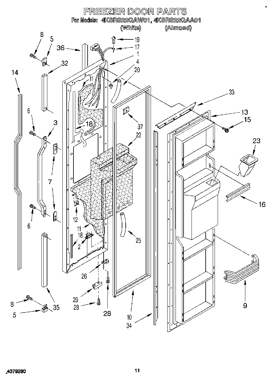 07 - FREEZER DOOR
