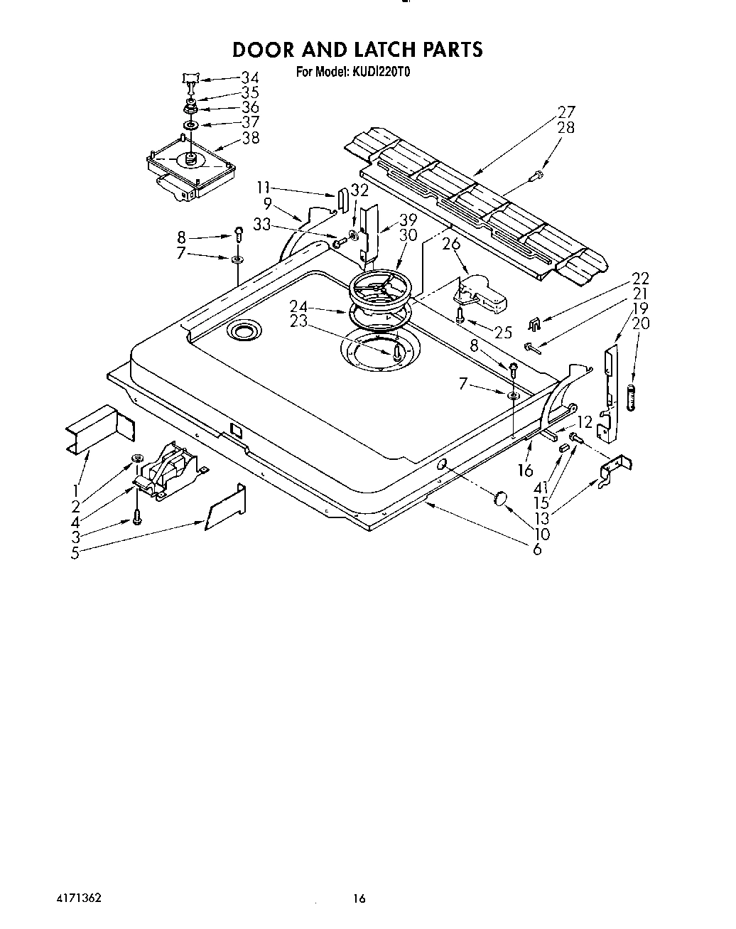 13 - DOOR AND LATCH