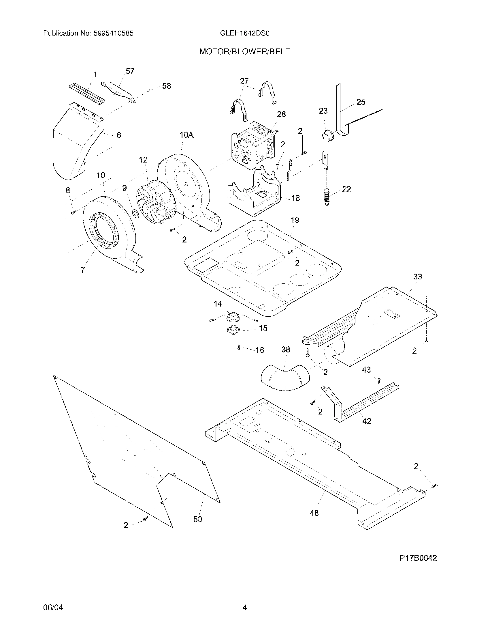 05 - MOTOR/BLOWER/BELT