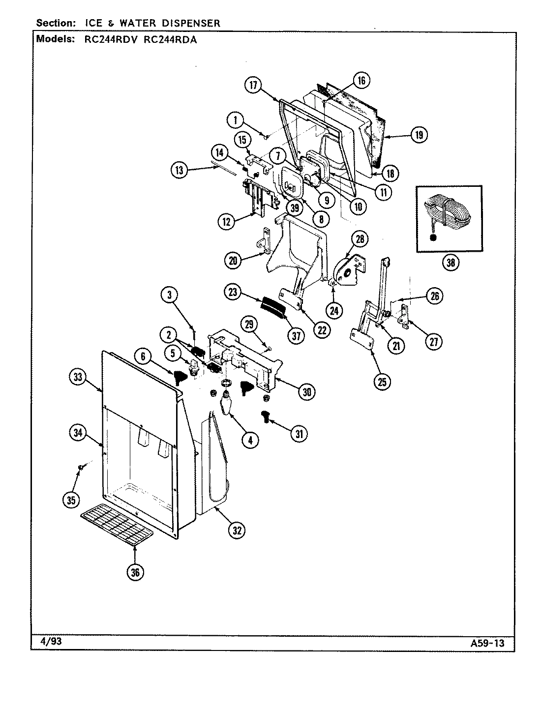 03 - ICE & WATER DISPENSER