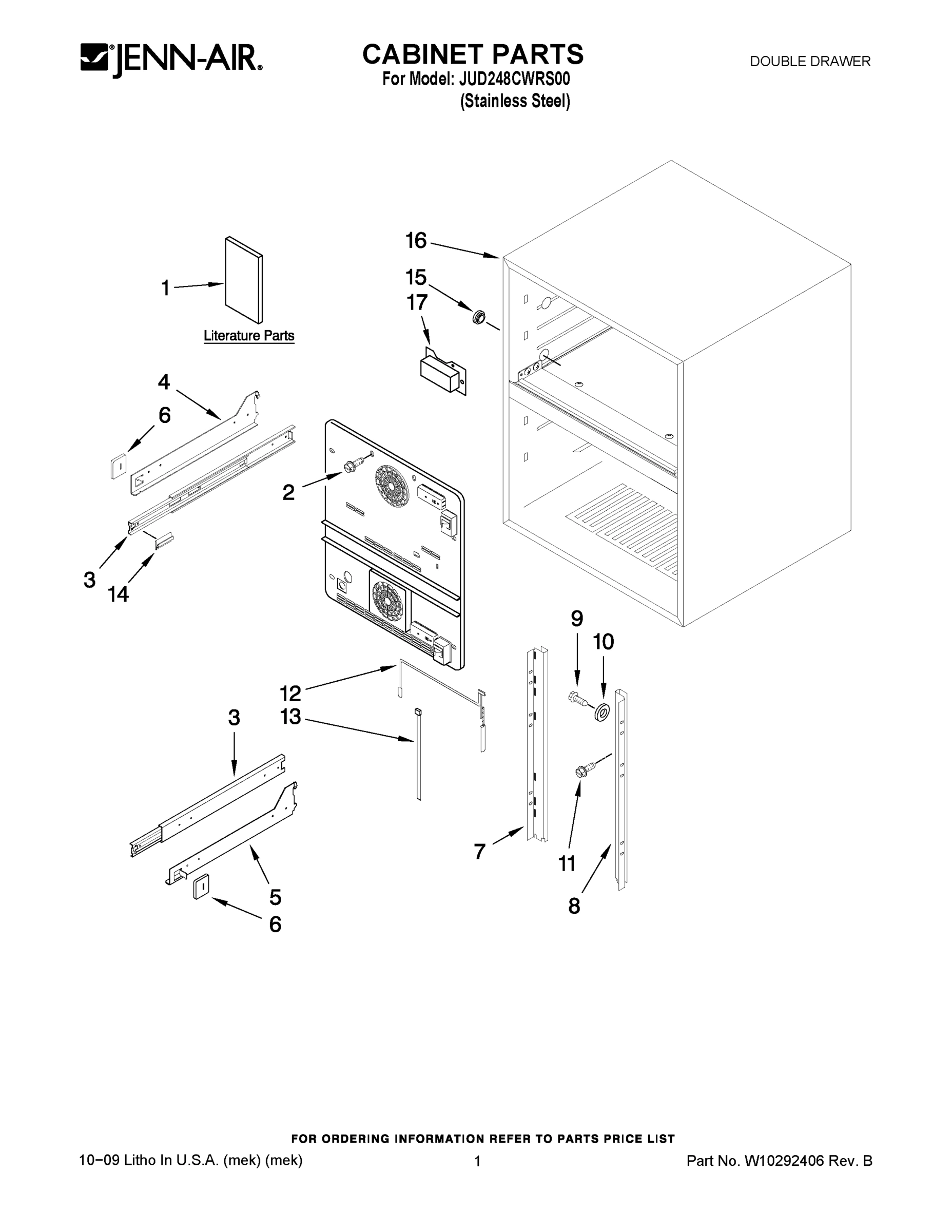 01 - CABINET PARTS