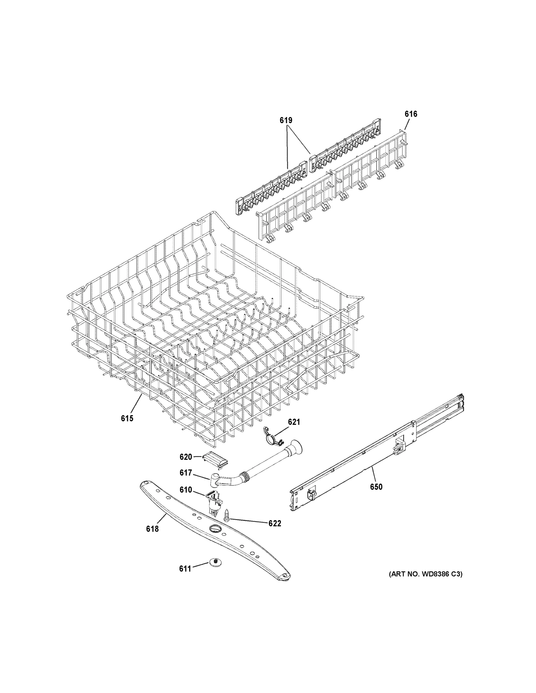 UPPER RACK ASSEMBLY