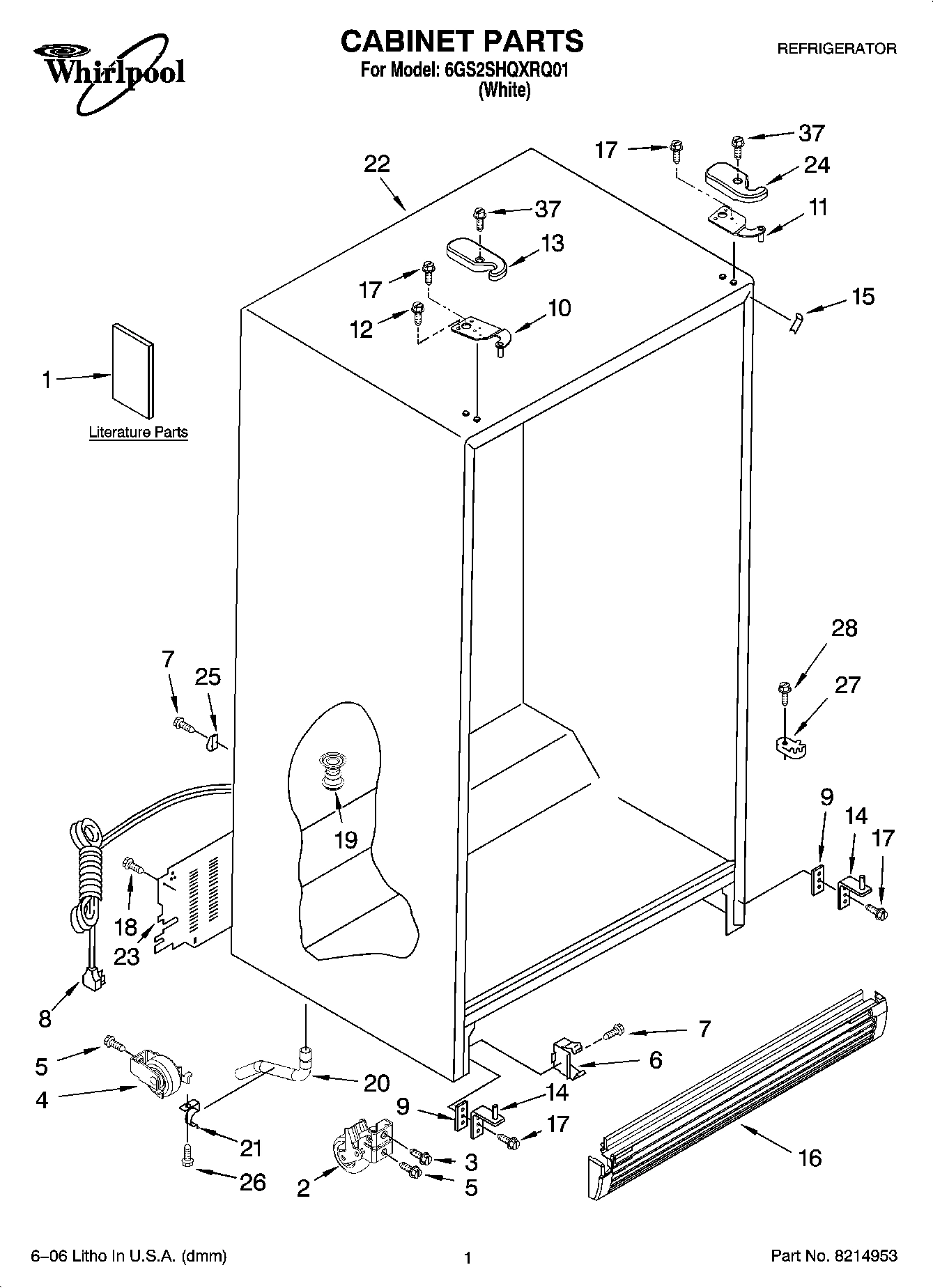 01 - CABINET PARTS