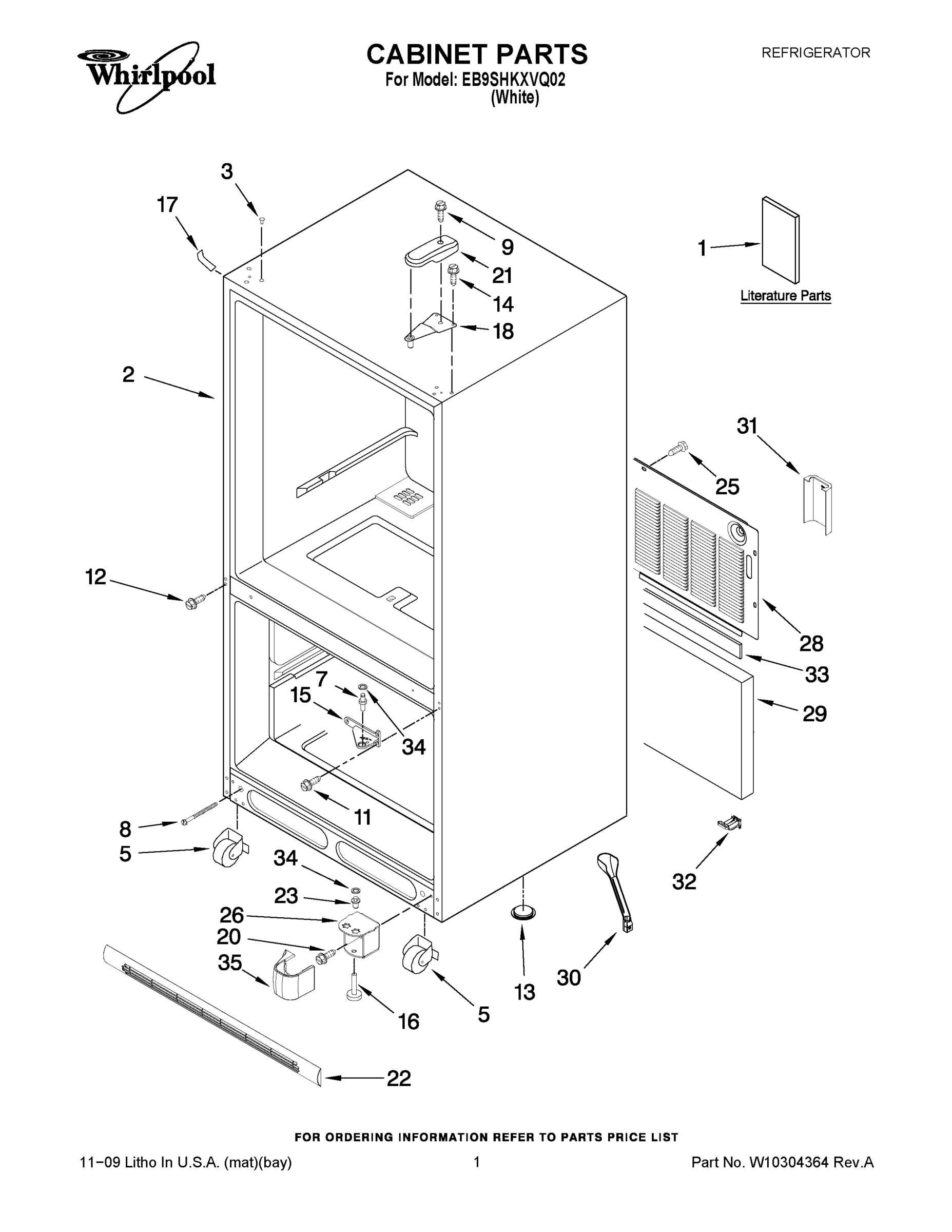 01 - CABINET PARTS
