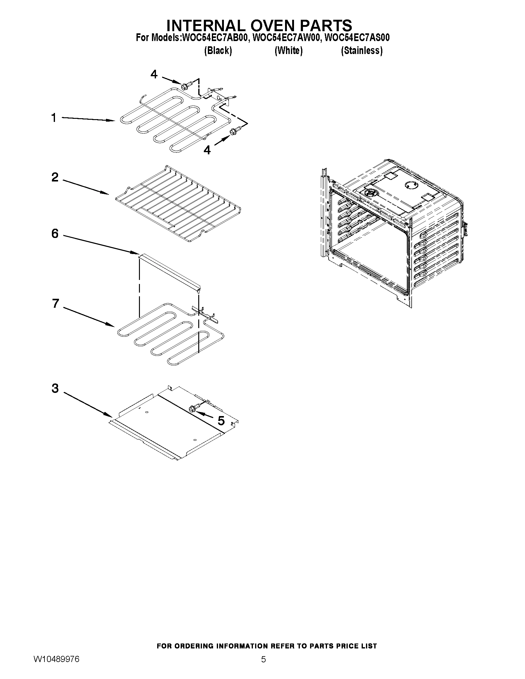 04 - INTERNAL OVEN PARTS
