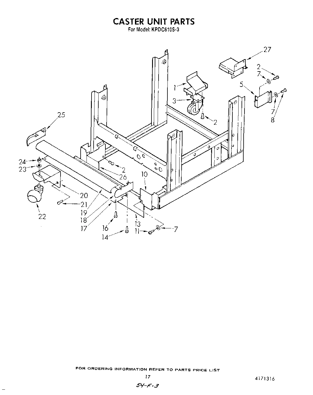 14 - CASTER UNIT