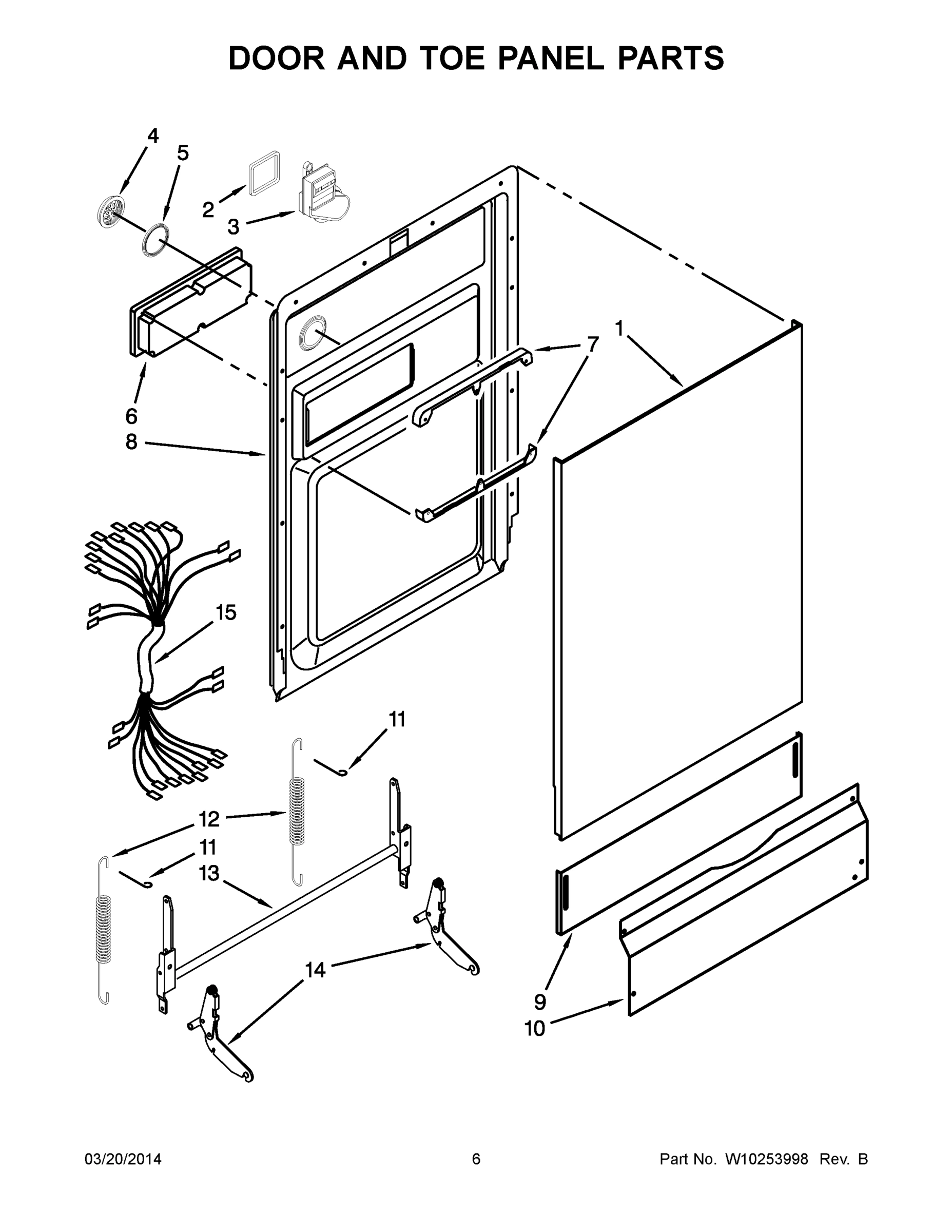 04 - DOOR AND TOE PANEL PARTS