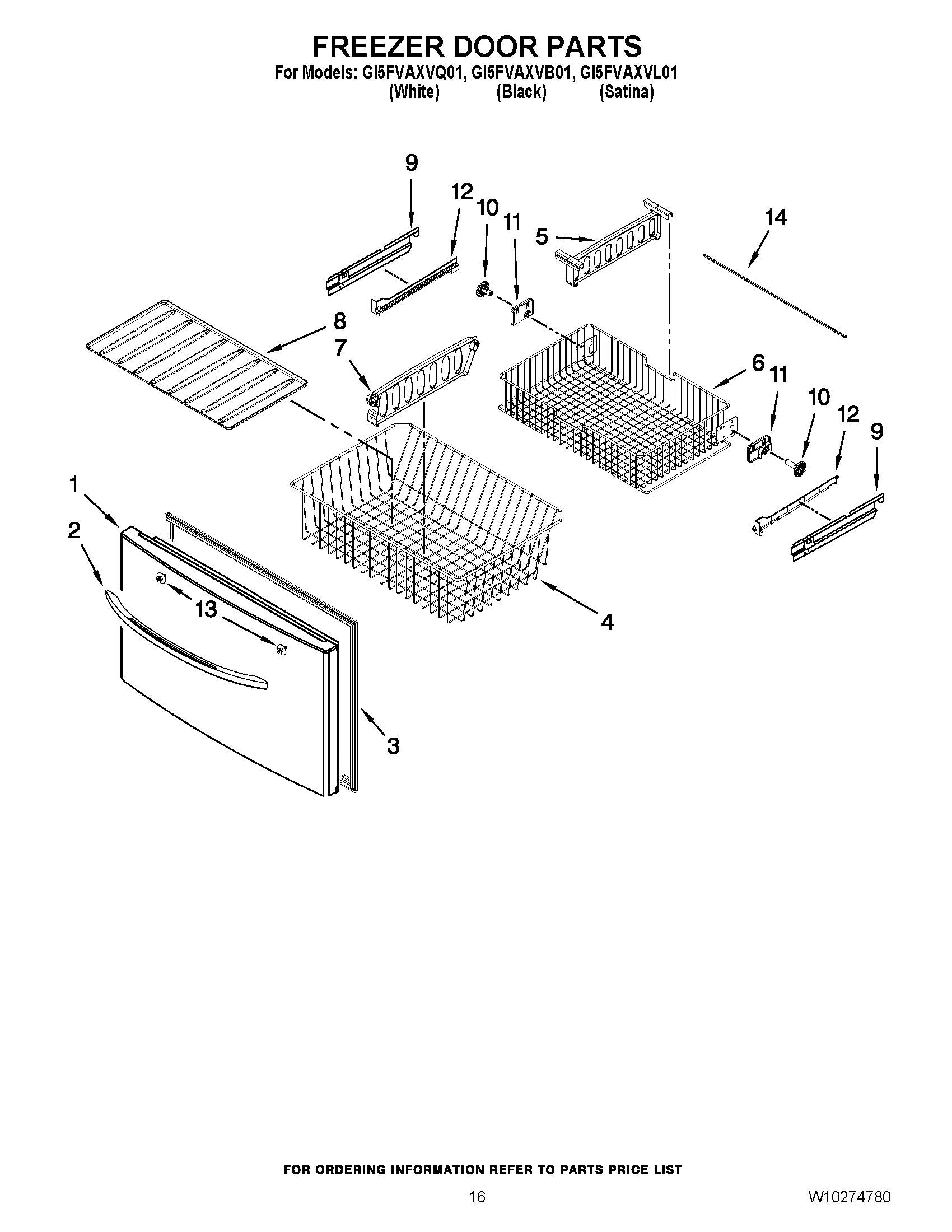 09 - FREEZER DOOR PARTS