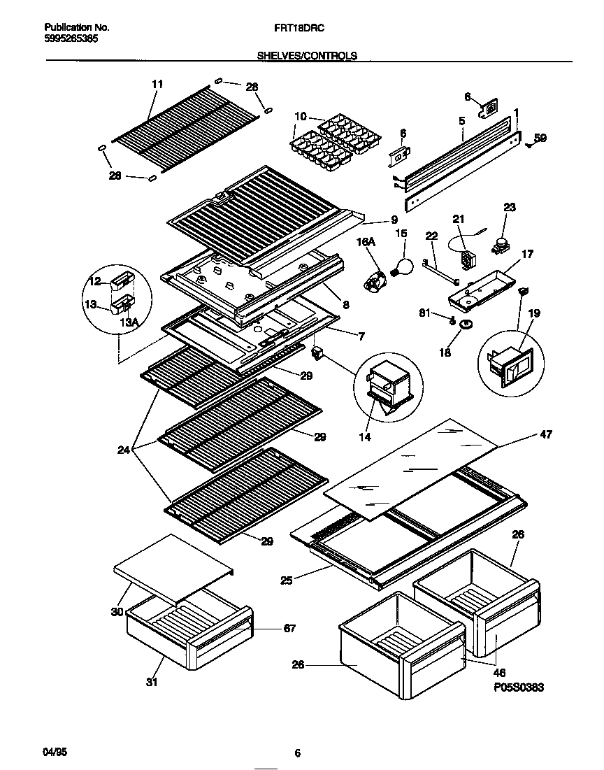 04 - SHELVES/CONTROL