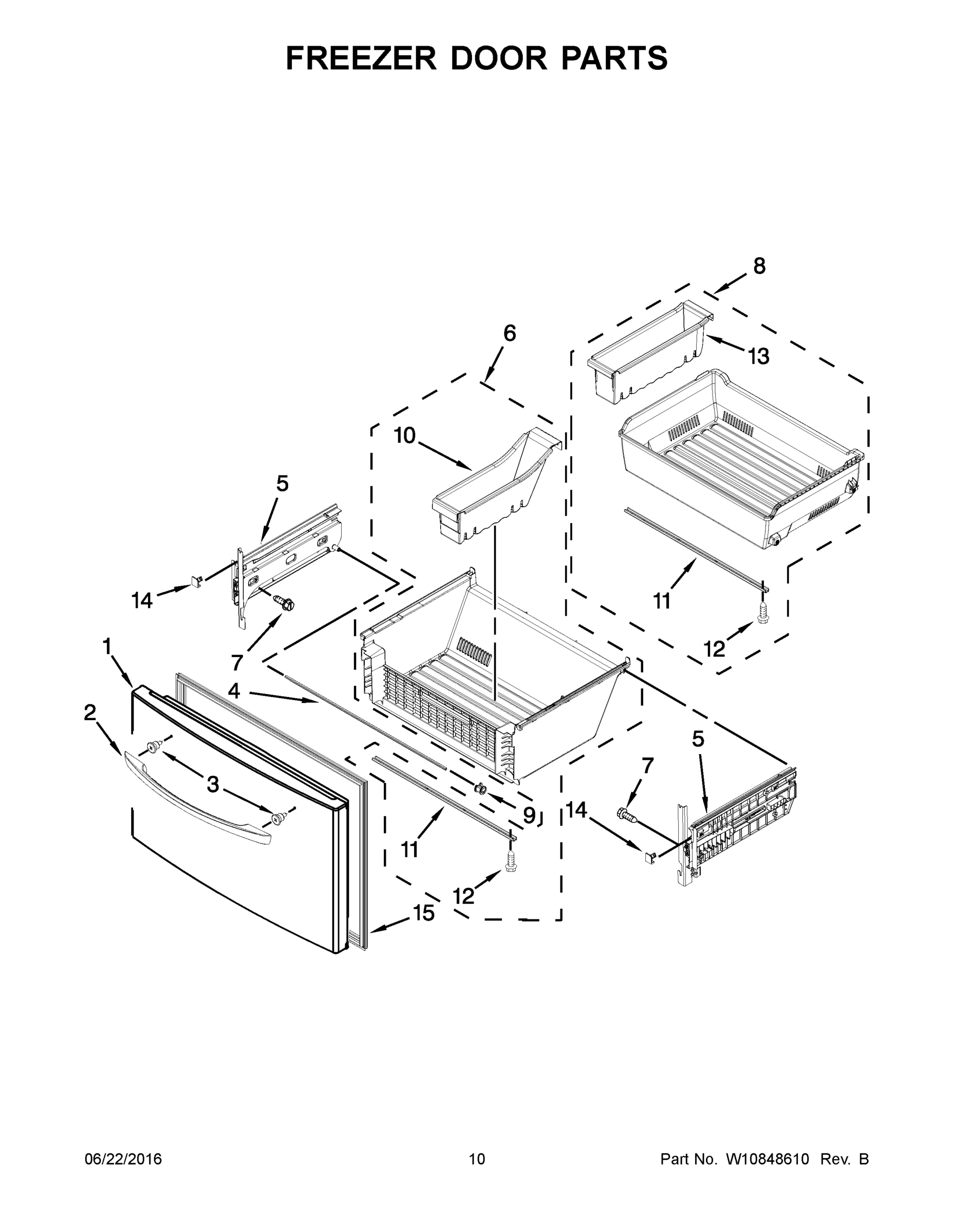06 - FREEZER DOOR PARTS