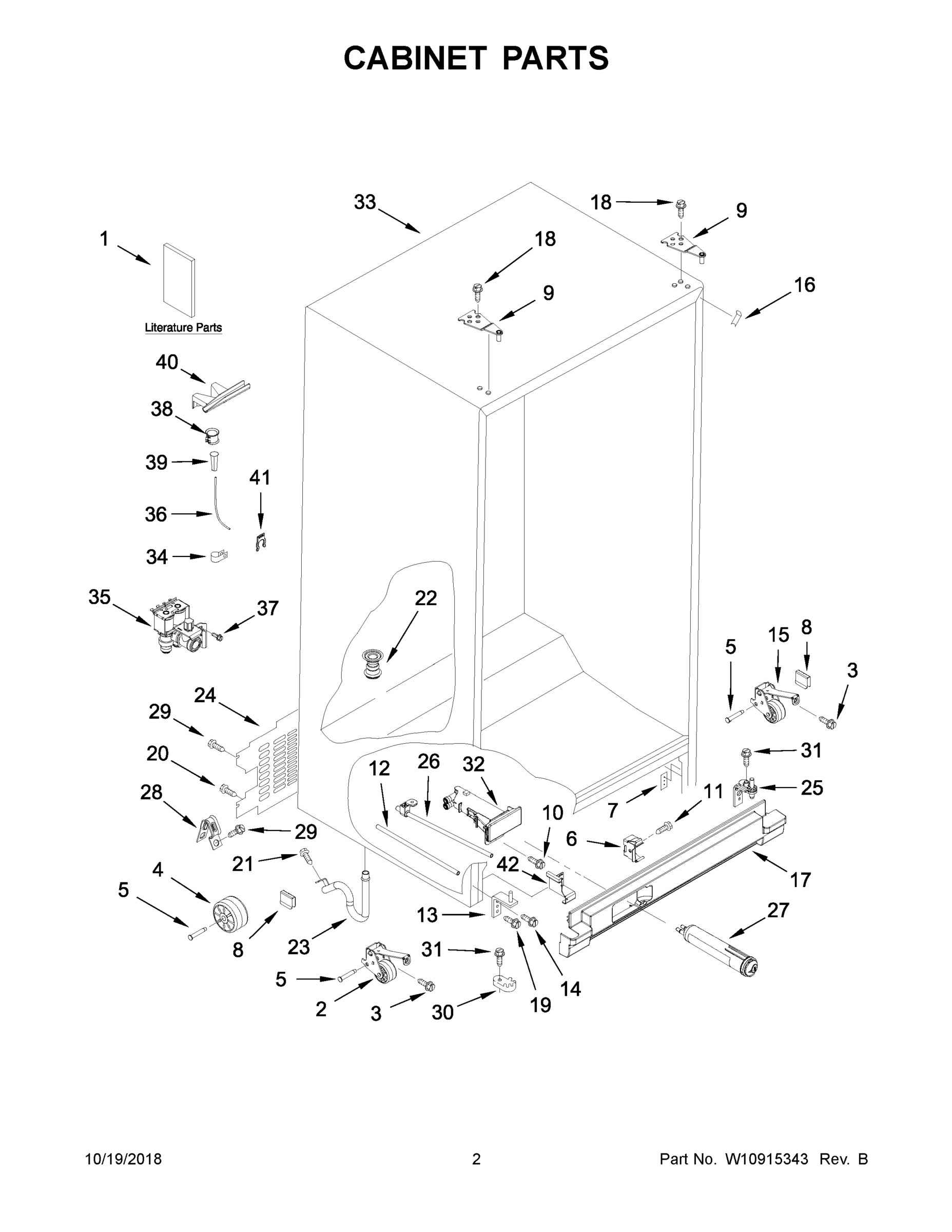 02 - CABINET PARTS