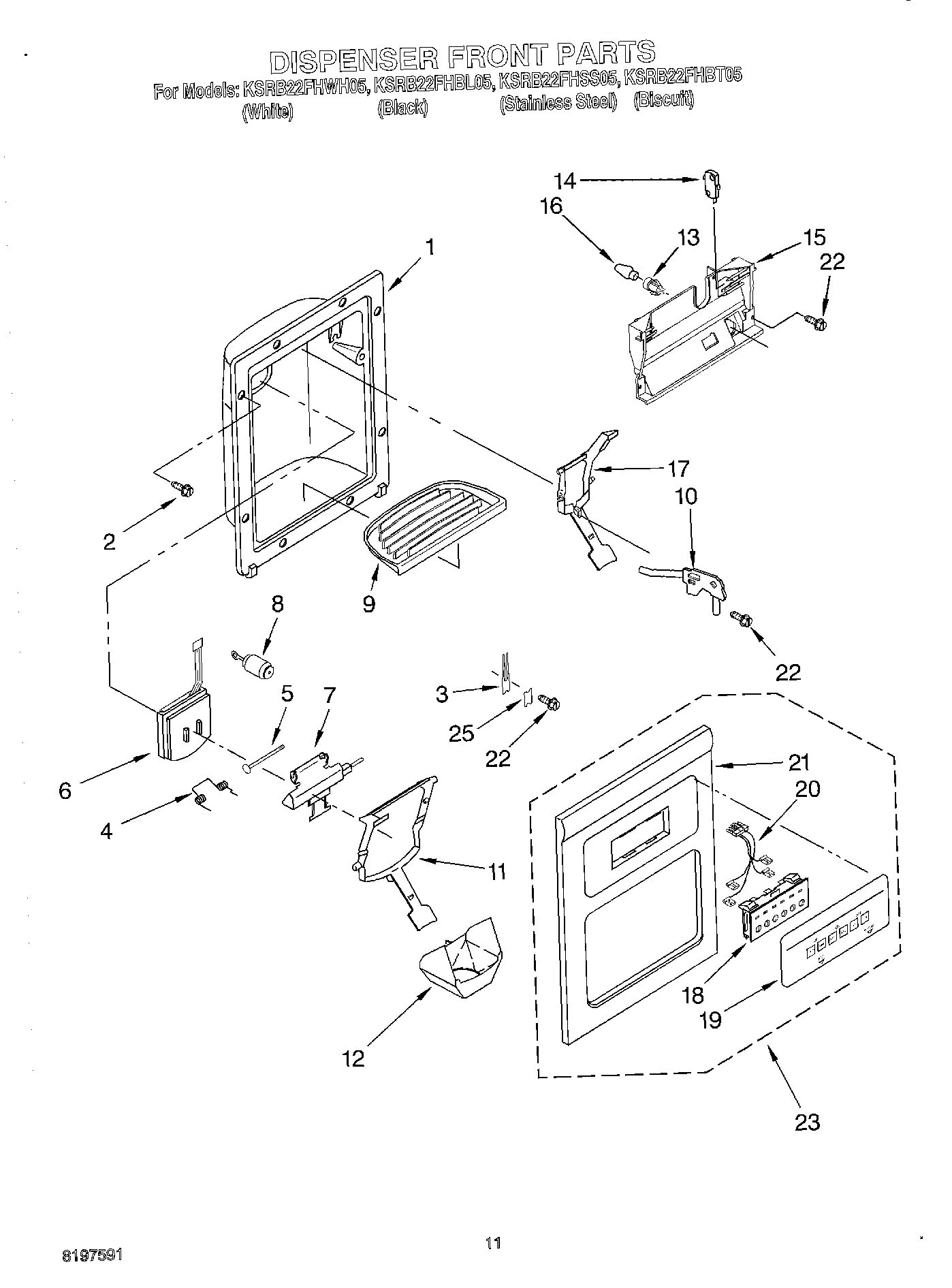 07 - DISPENSER FRONT