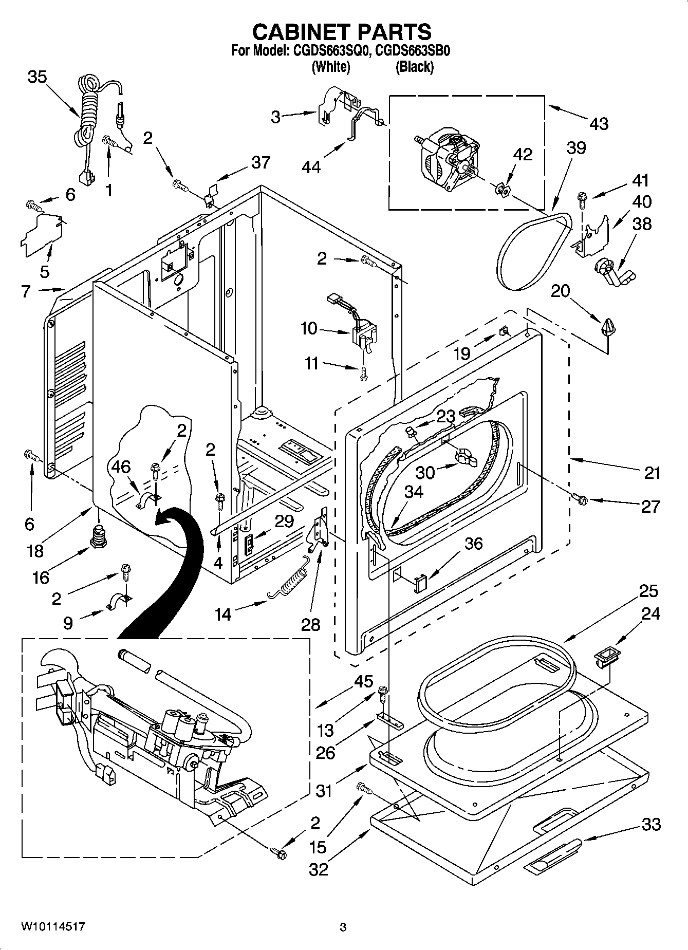 02 - CABINET PARTS