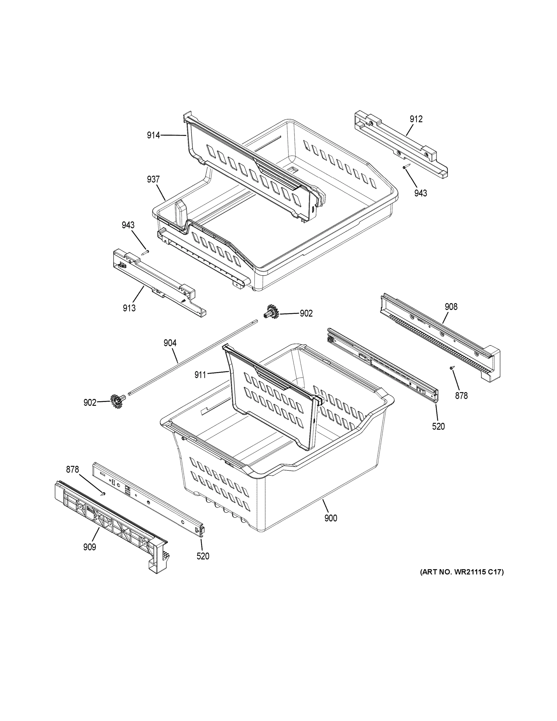 FREEZER SHELVES